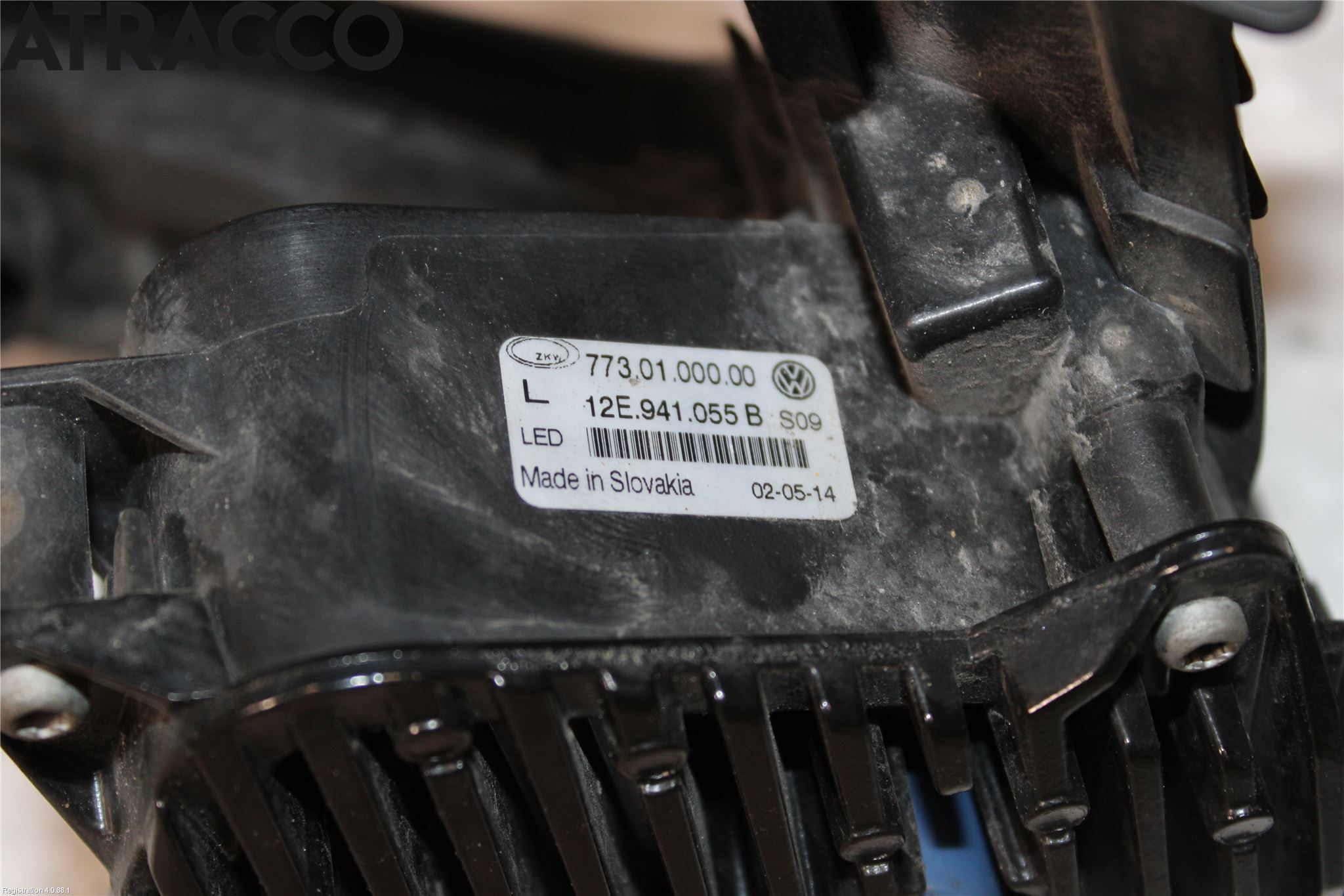 Volkswagen VW UP! / E-UP! Frontlykt-Kurve-Tåkelys