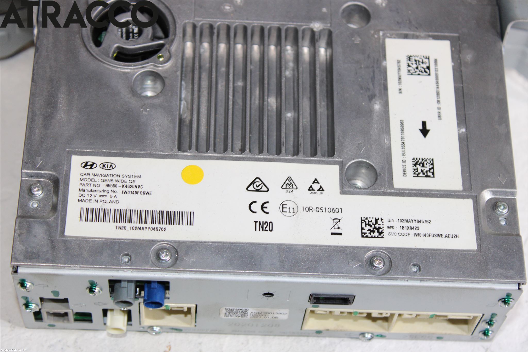 Hyundai KONA/ELECTRIC OS 18-23 Stereo Radio Med Cd