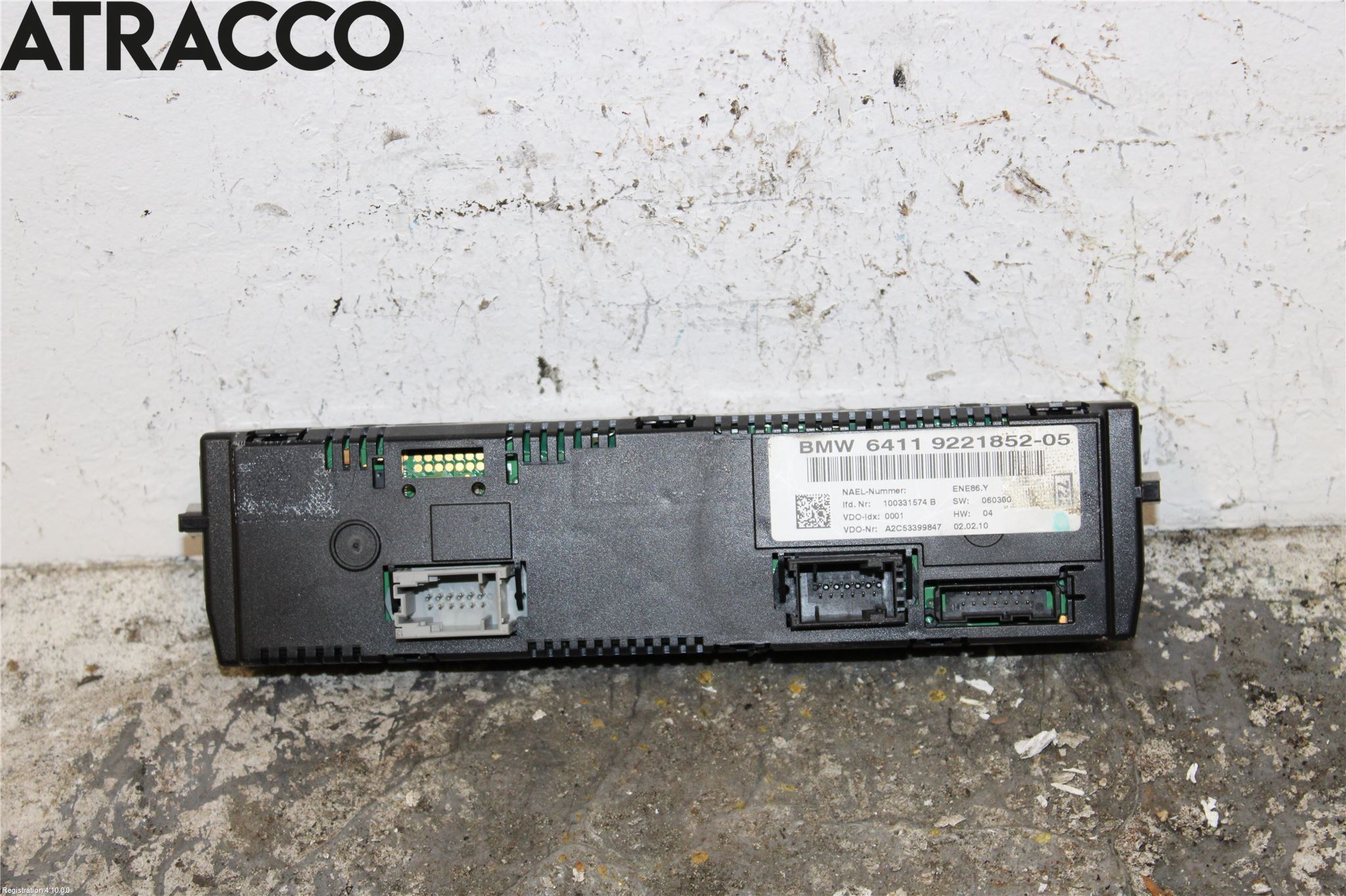 BMW 5 F10/F11/F18 09-17 Varme Ac Betjening-Display