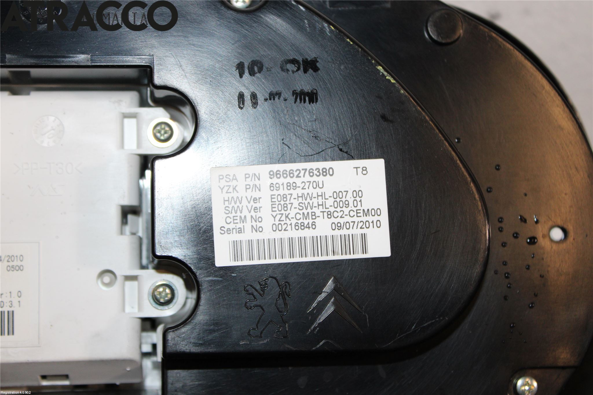 Peugeot 3008 09-16 Instr Kombinert