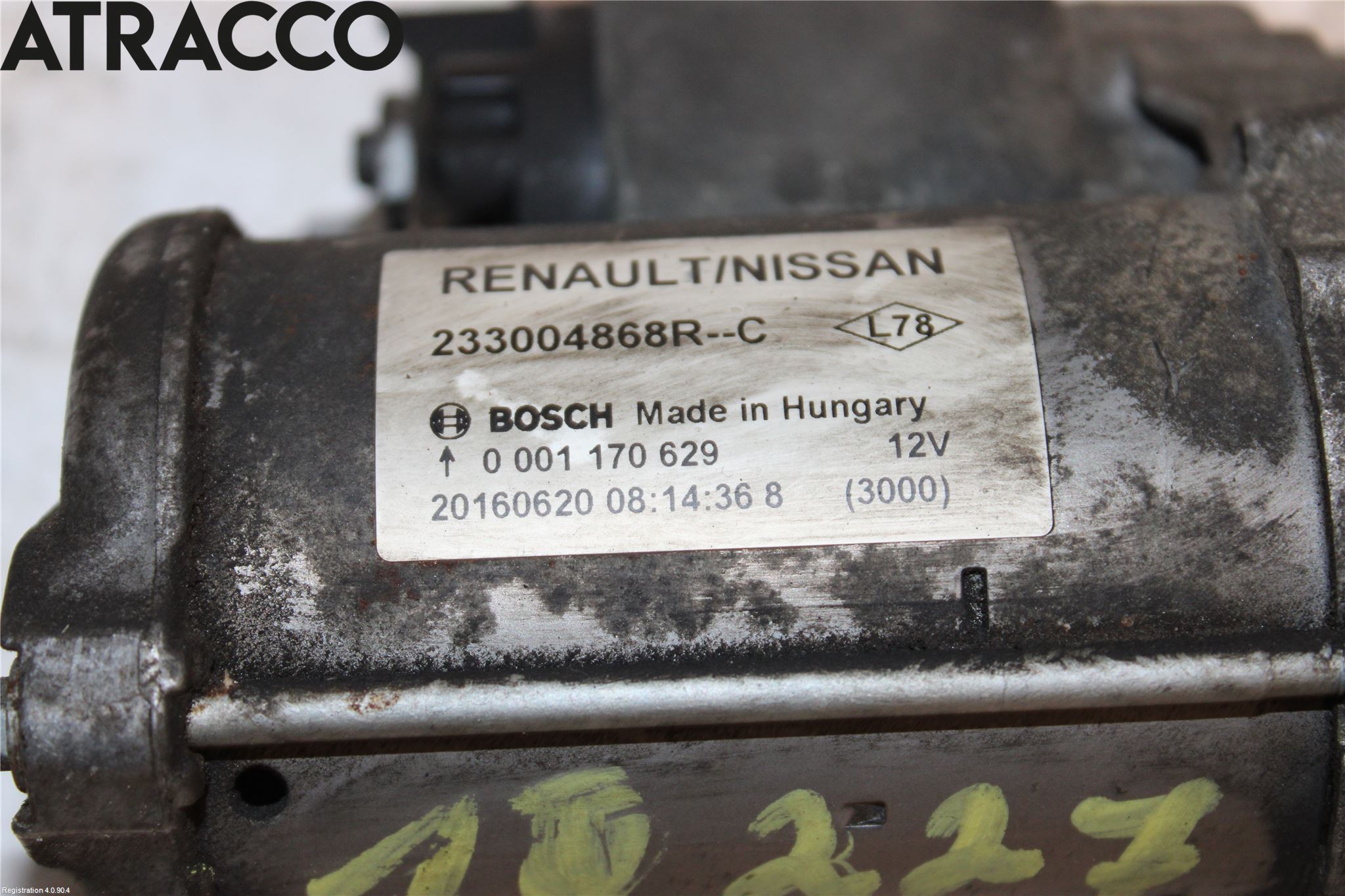 Renault KANGOO II 08-14 Startmotor