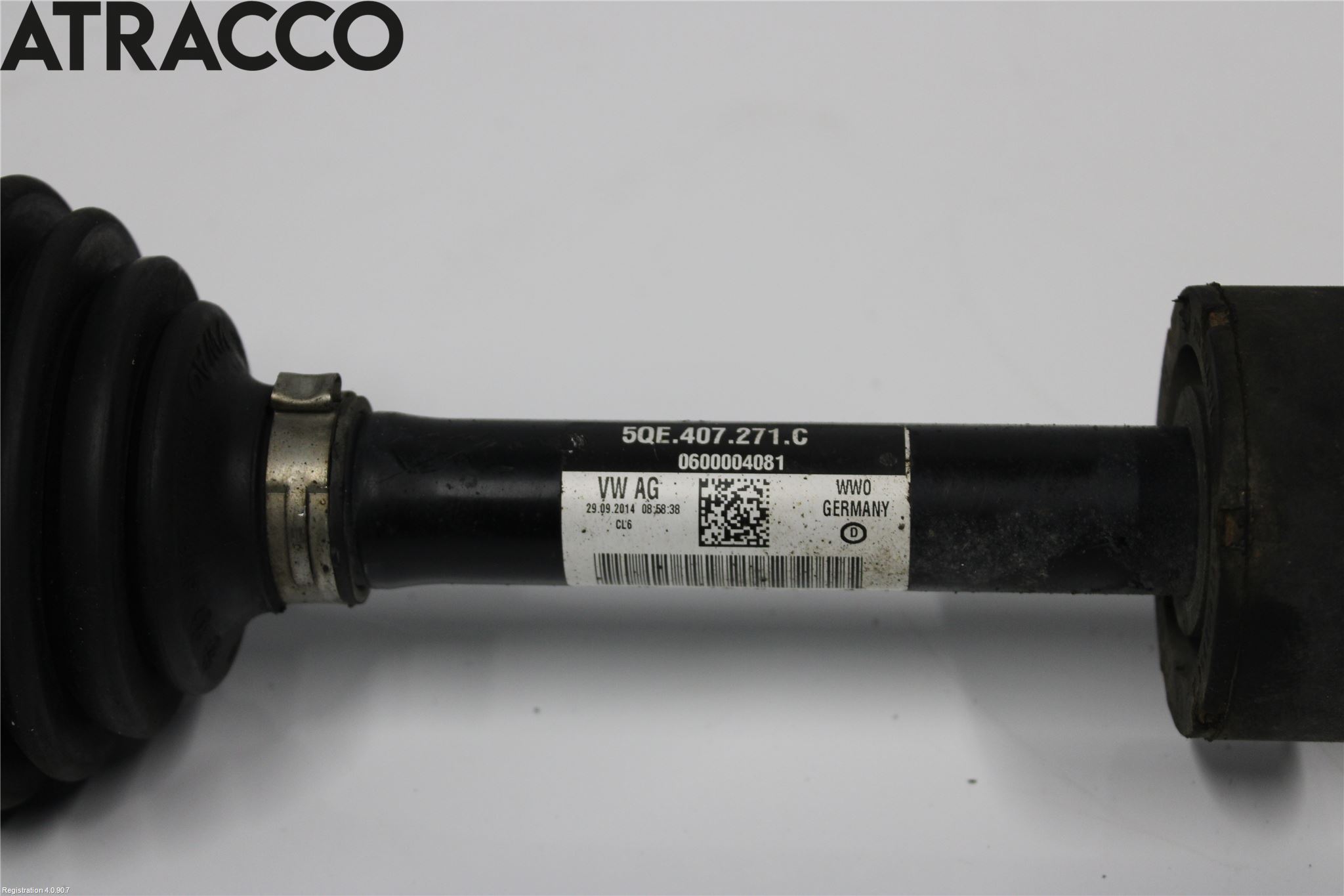 Volkswagen VW GOLF / E-GOLF VII 13-20 Drivaksel Foran Kompl Venstre