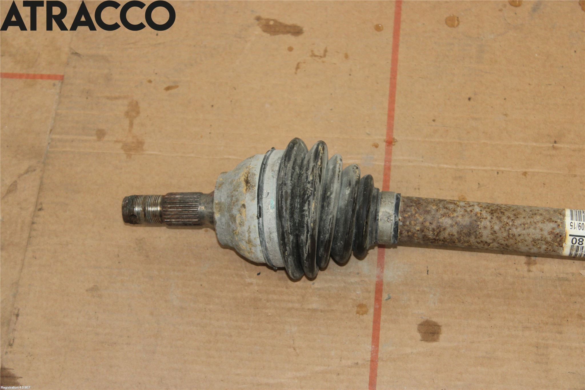 Citroen BERLINGO 08-18 Drivaksel Foran Kompl Høyre