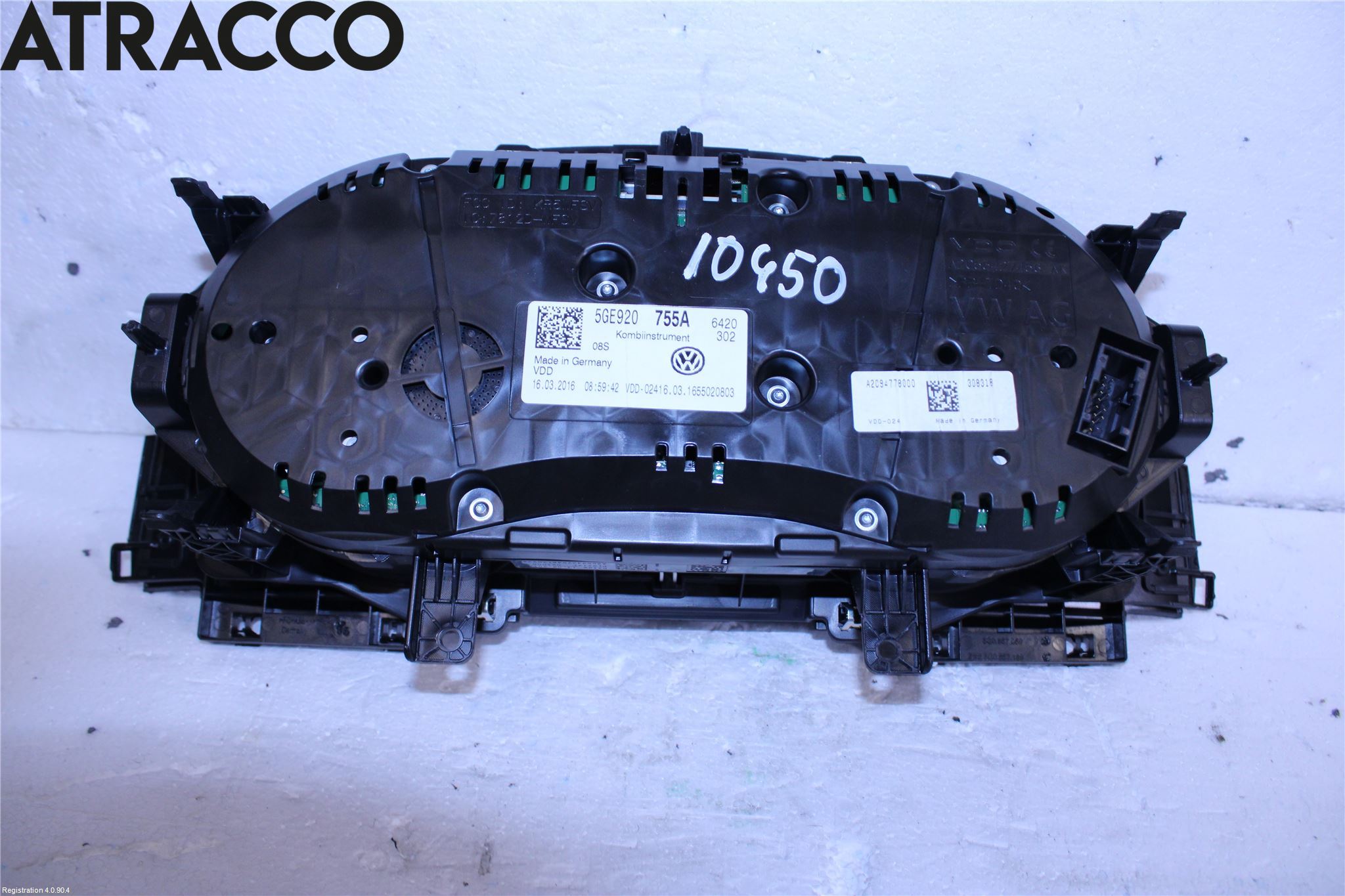 Volkswagen VW GOLF / E-GOLF VII 13-20 Instr Speedometer