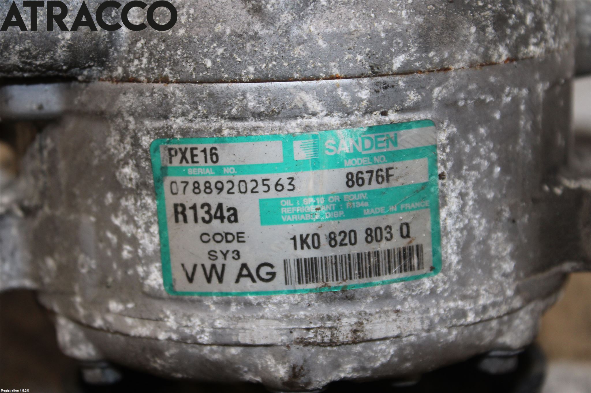 Volkswagen VW GOLF V 04-09 Varme Ac Kompressor