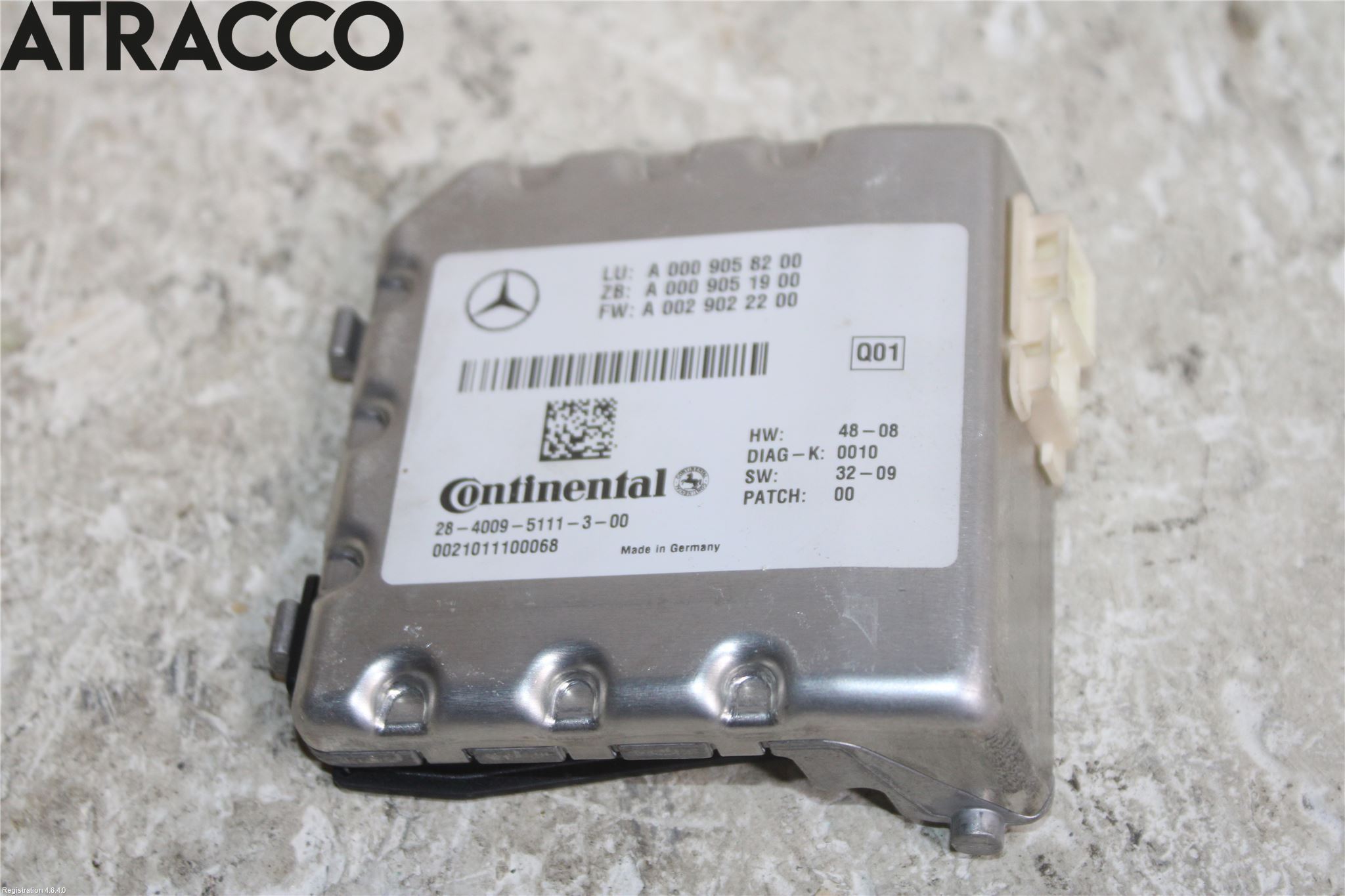 Mercedes-Benz MB E-KLASS (W212) 09-16 Sensor Kollisjonsbeskyttelse