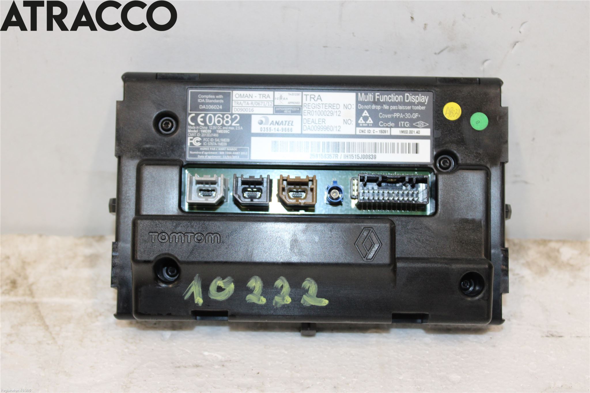 Renault ZOE/E-TECH 13- Gps Navigator