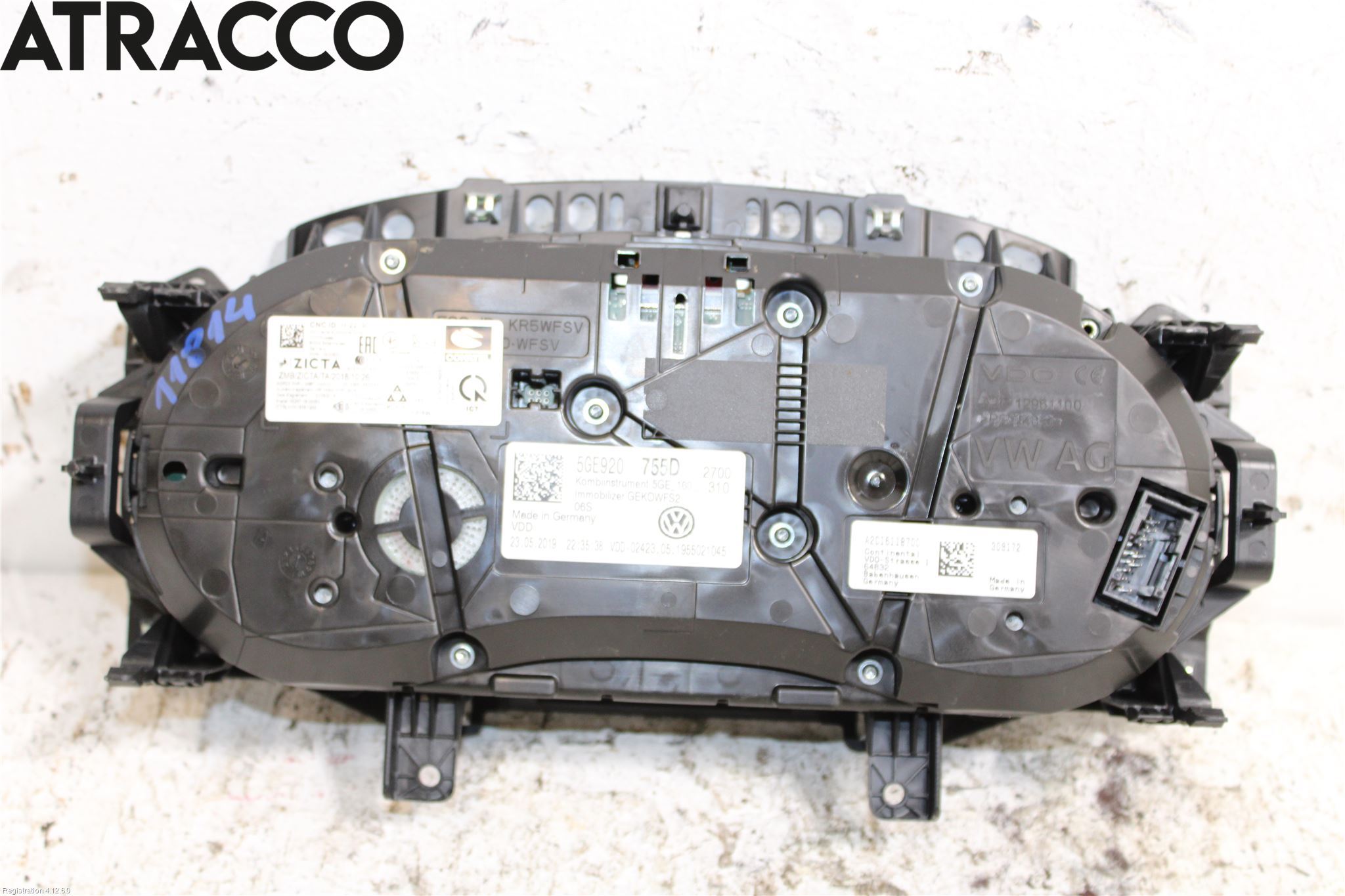 Volkswagen VW GOLF / E-GOLF VII 13-20 Instr Kombinert