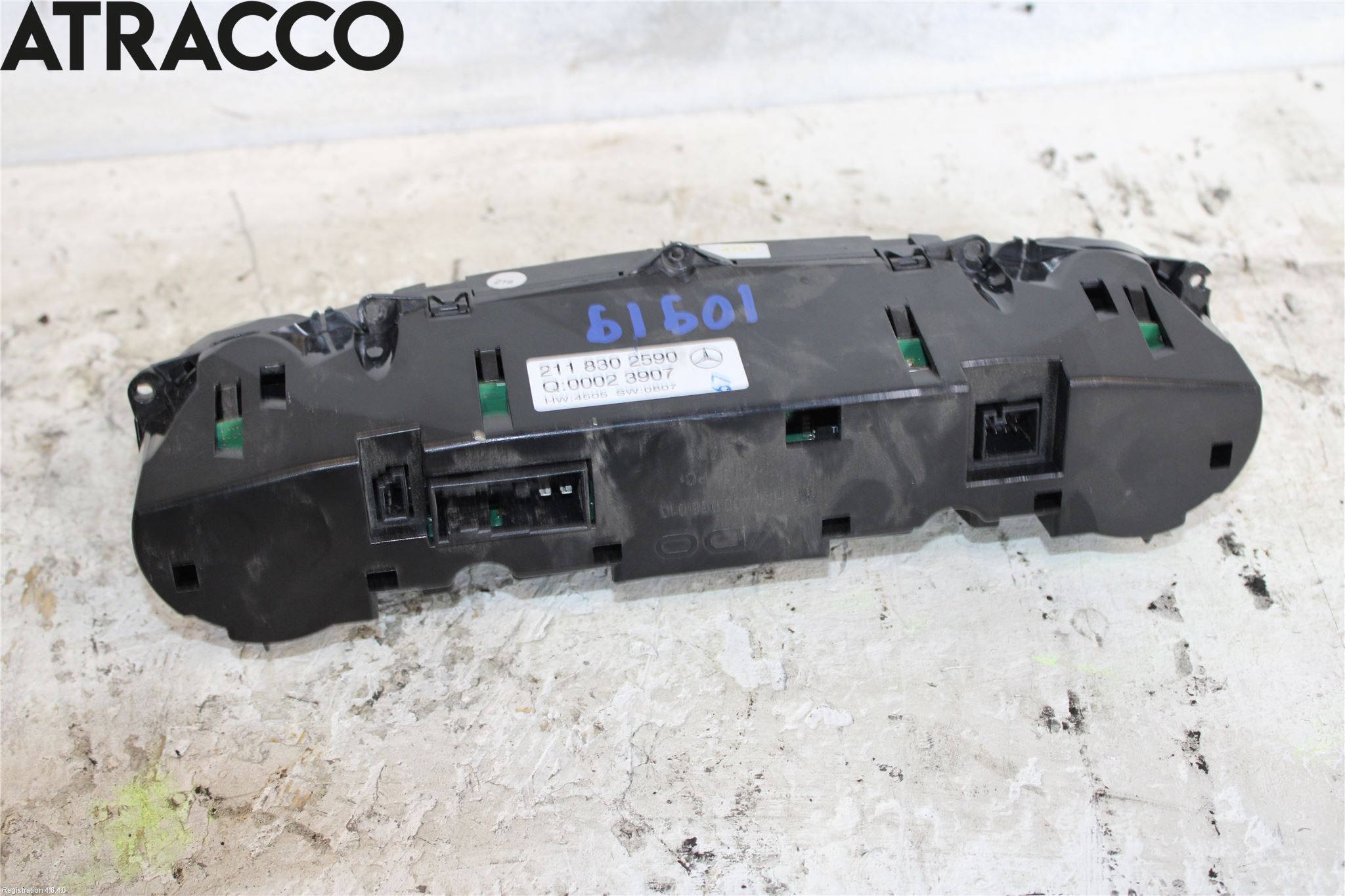 Mercedes-Benz MB E-KLASS (W211) 02-09 Varme Ac Betjening-Display