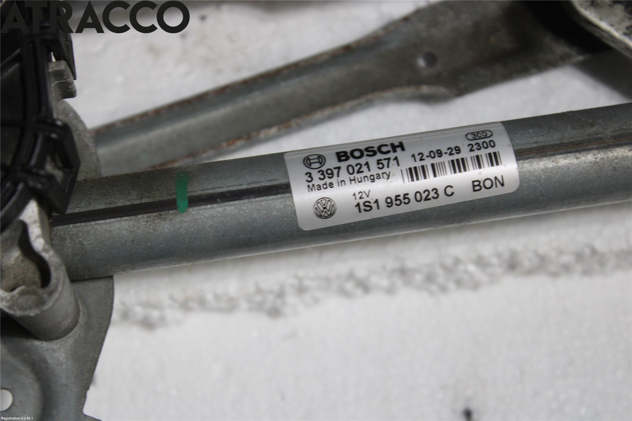 Volkswagen VW UP! / E-UP! Viskeroverføring Frontrute