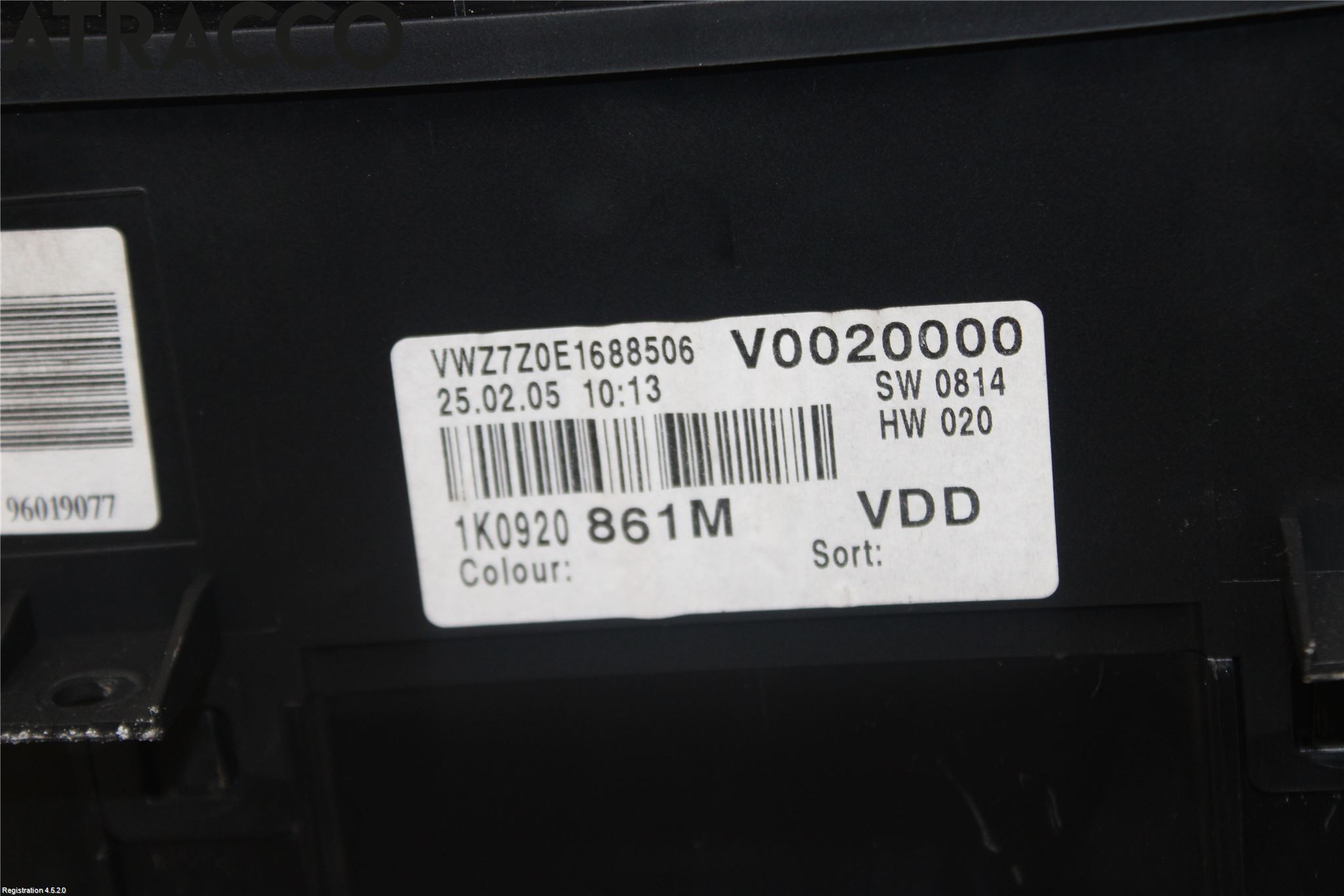 Volkswagen VW GOLF V 04-09 Instr Kombinert