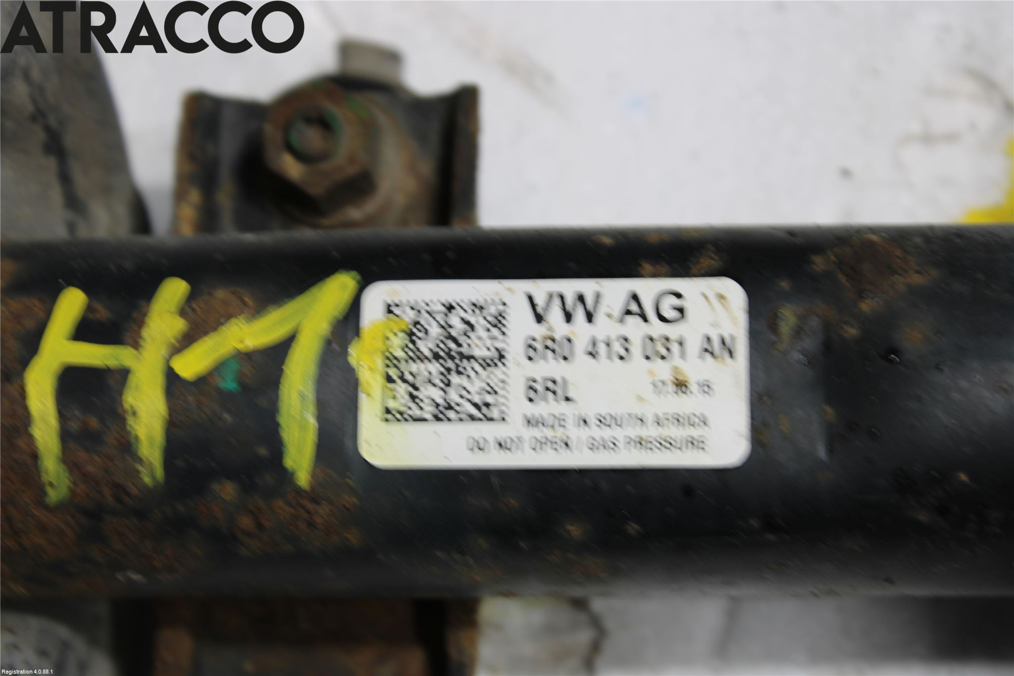 Volkswagen VW POLO 10-17 Fjærbein Foran Høyre