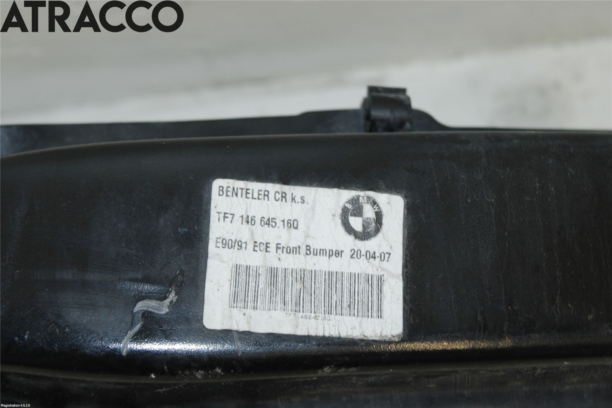 BMW 3 E90/91 SED/TOU 05-12 Støtfanger Foran Bjelke