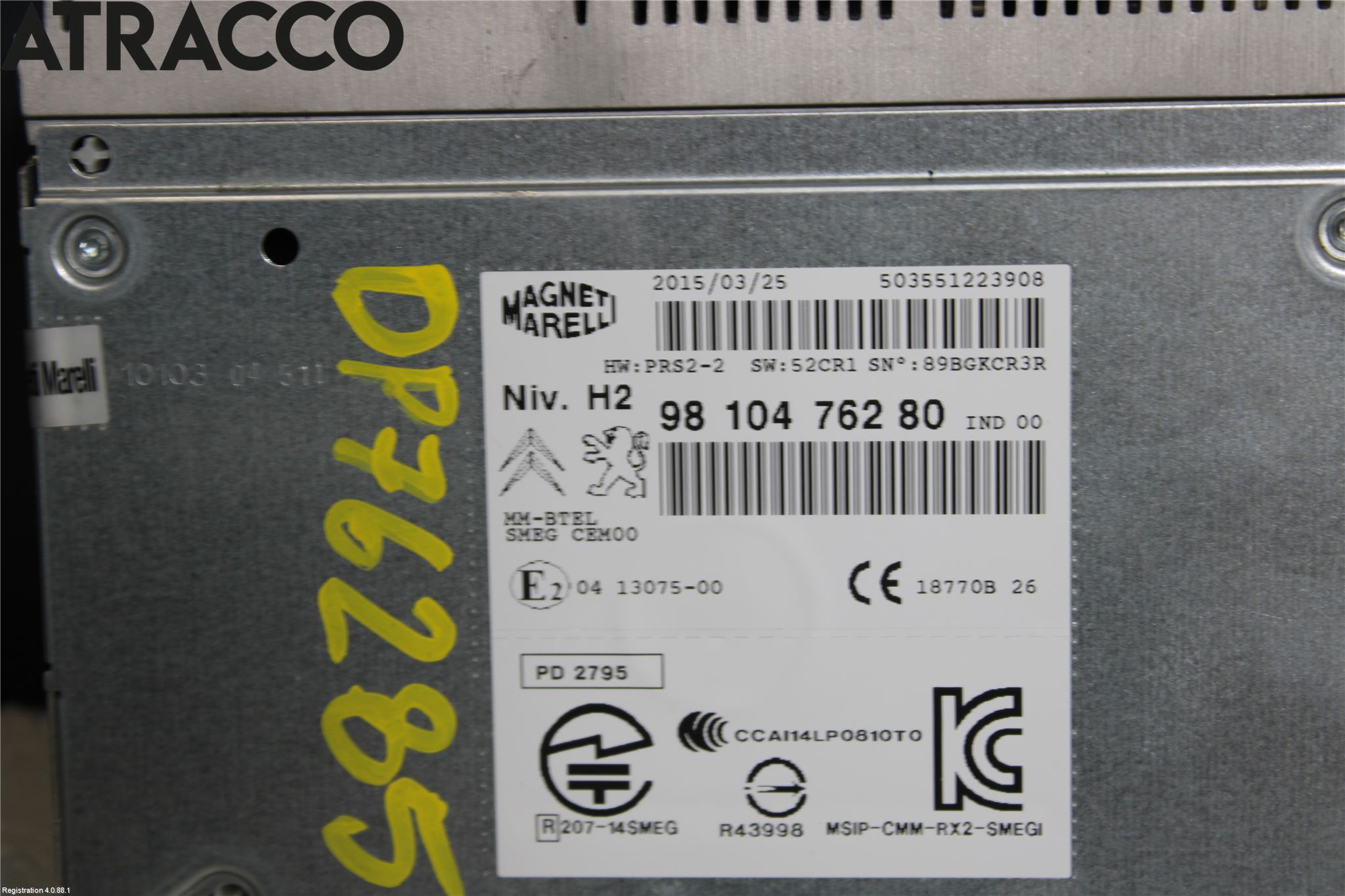 Peugeot 308 14-21 Stereo Radio