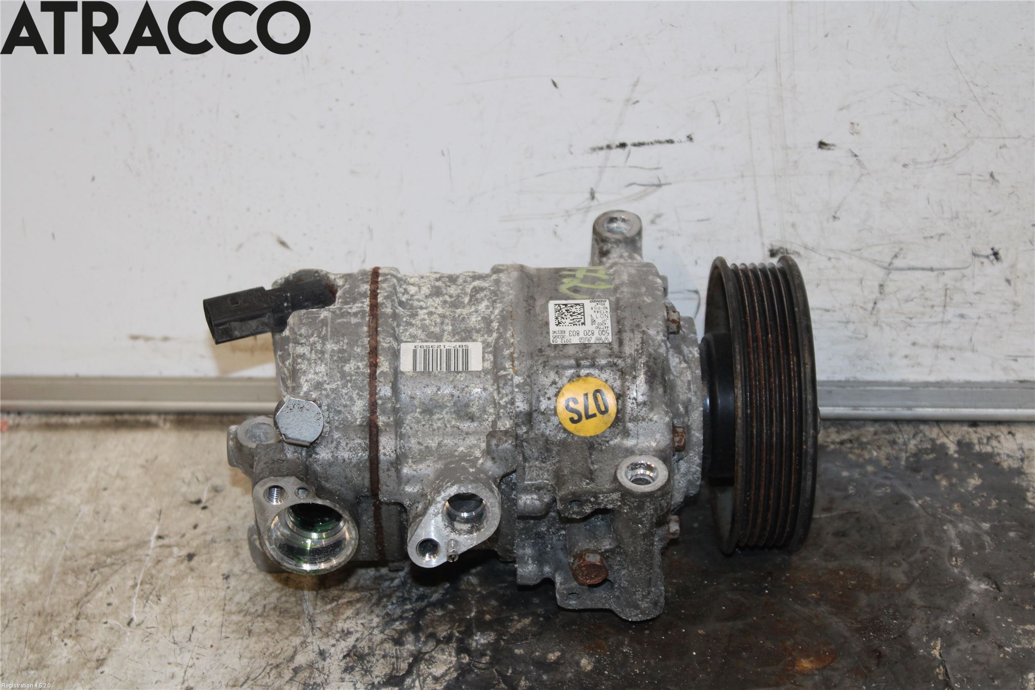 Volkswagen VW GOLF / E-GOLF VII 13-20 Varme Ac Kompressor