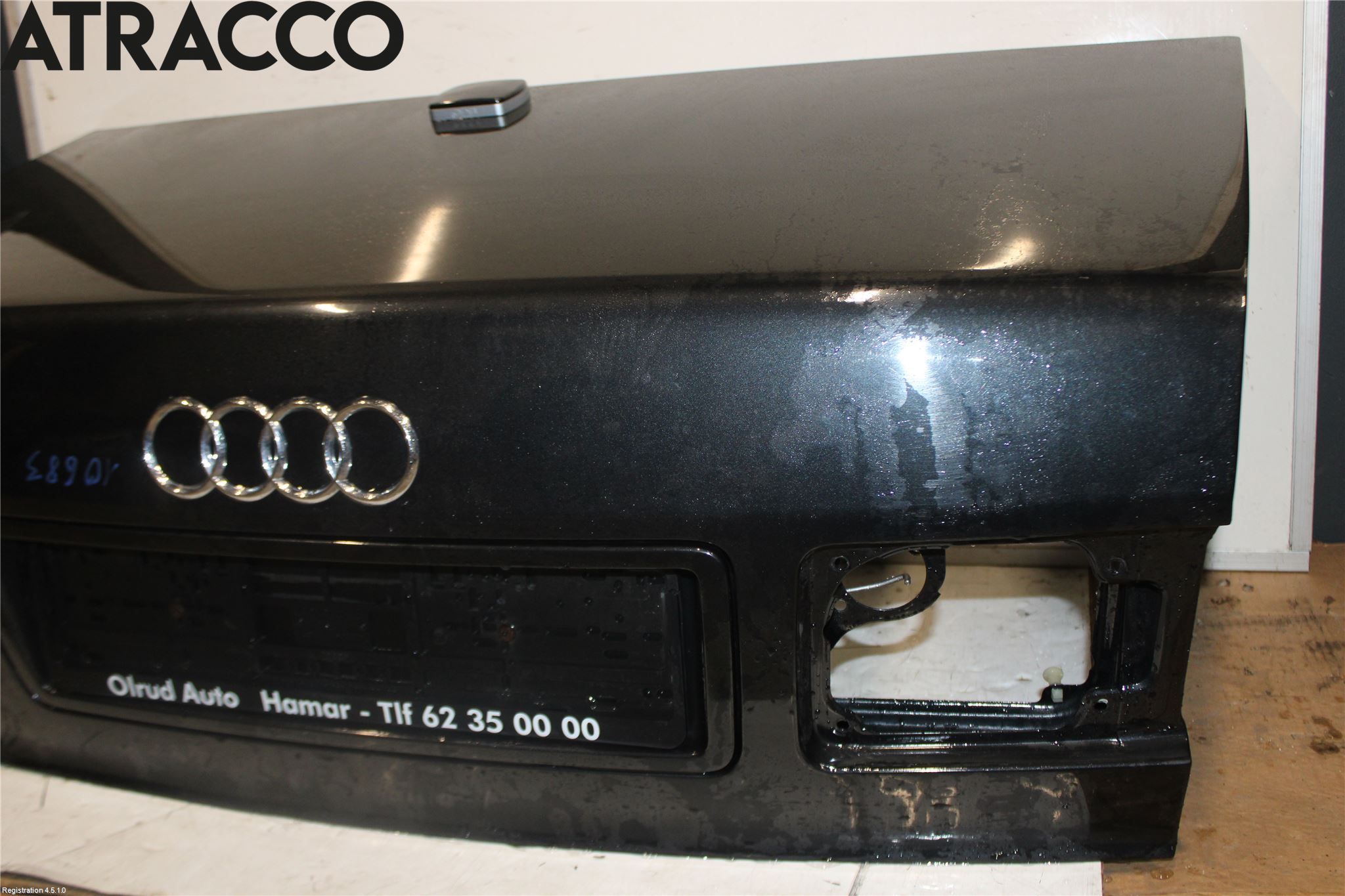 Audi A8/S8 4D 94-02 Bakluke Koffertlokk