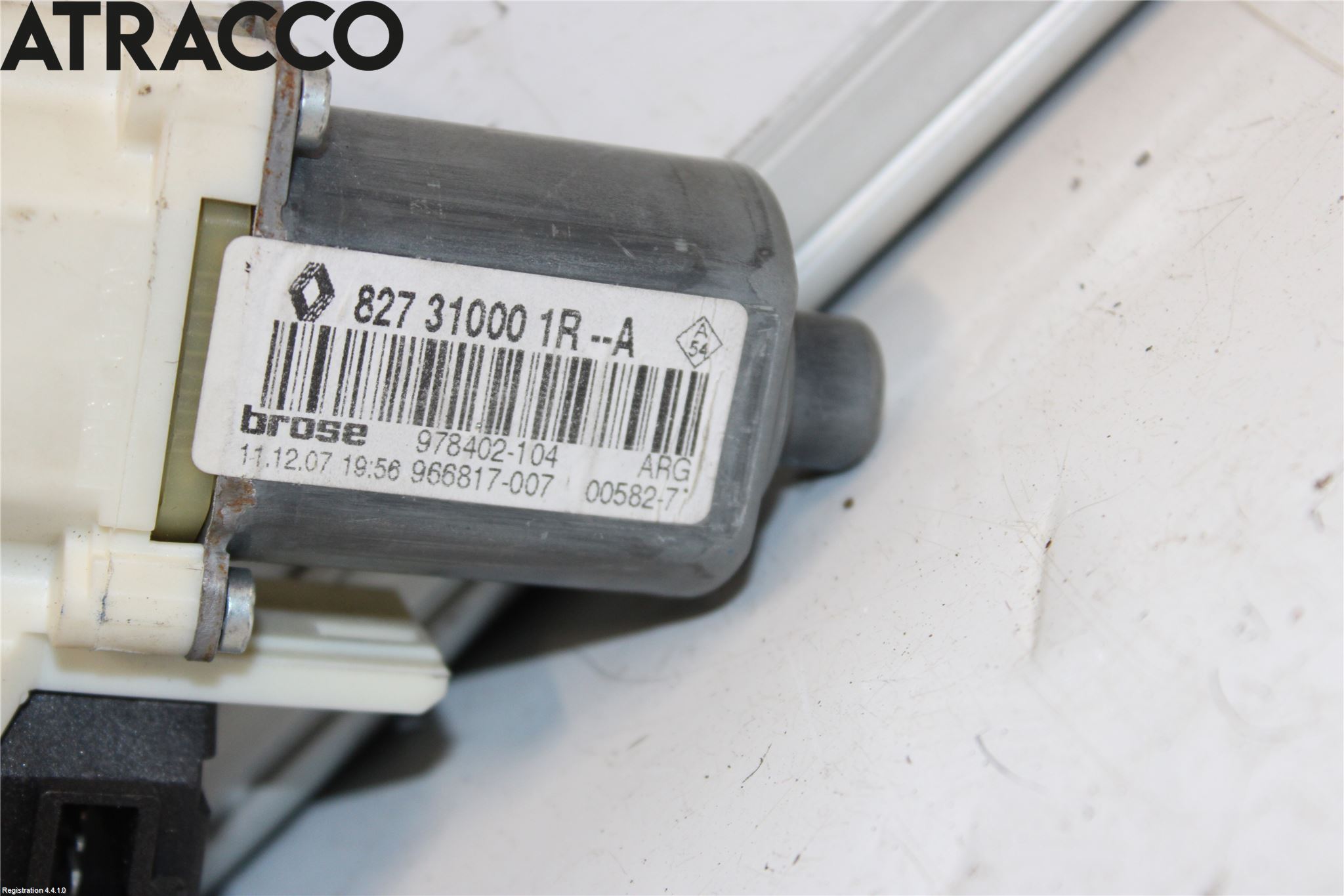 Renault LAGUNA III 08-10 Vindusheismotor