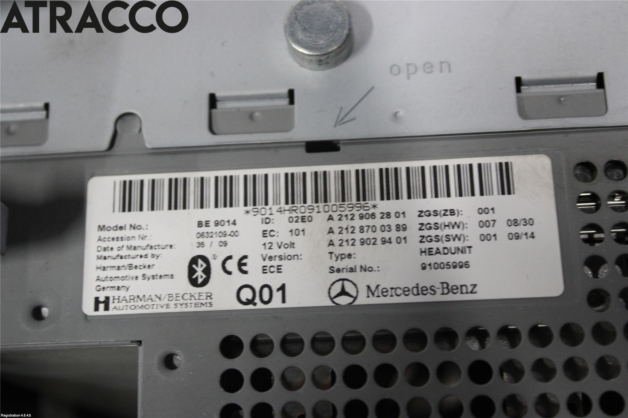 Mercedes-Benz MB E-KLASS (W212) 09-16 Stereo Radio