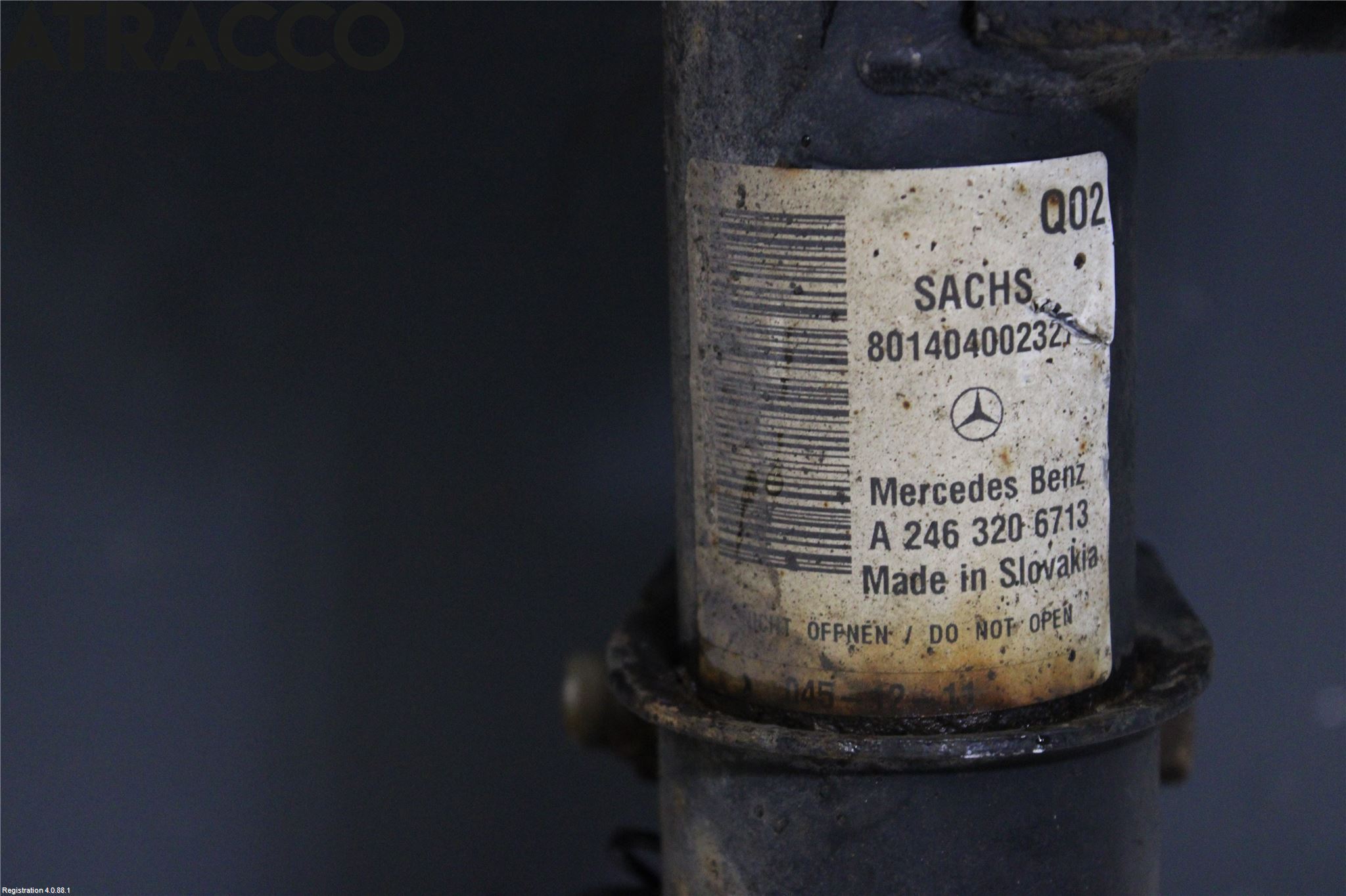 Mercedes-Benz MB B-KLASS (W246/W242) 12-19 Fjærbein Foran Venstre