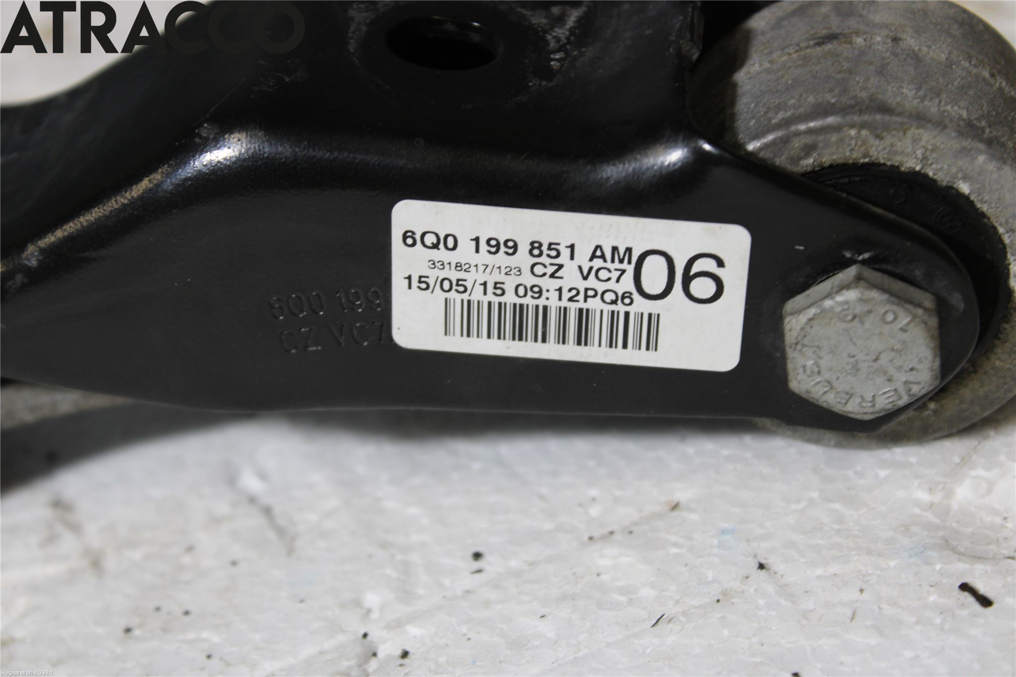 Volkswagen VW POLO 10-17 Gearkasse Feste Stål-Alu