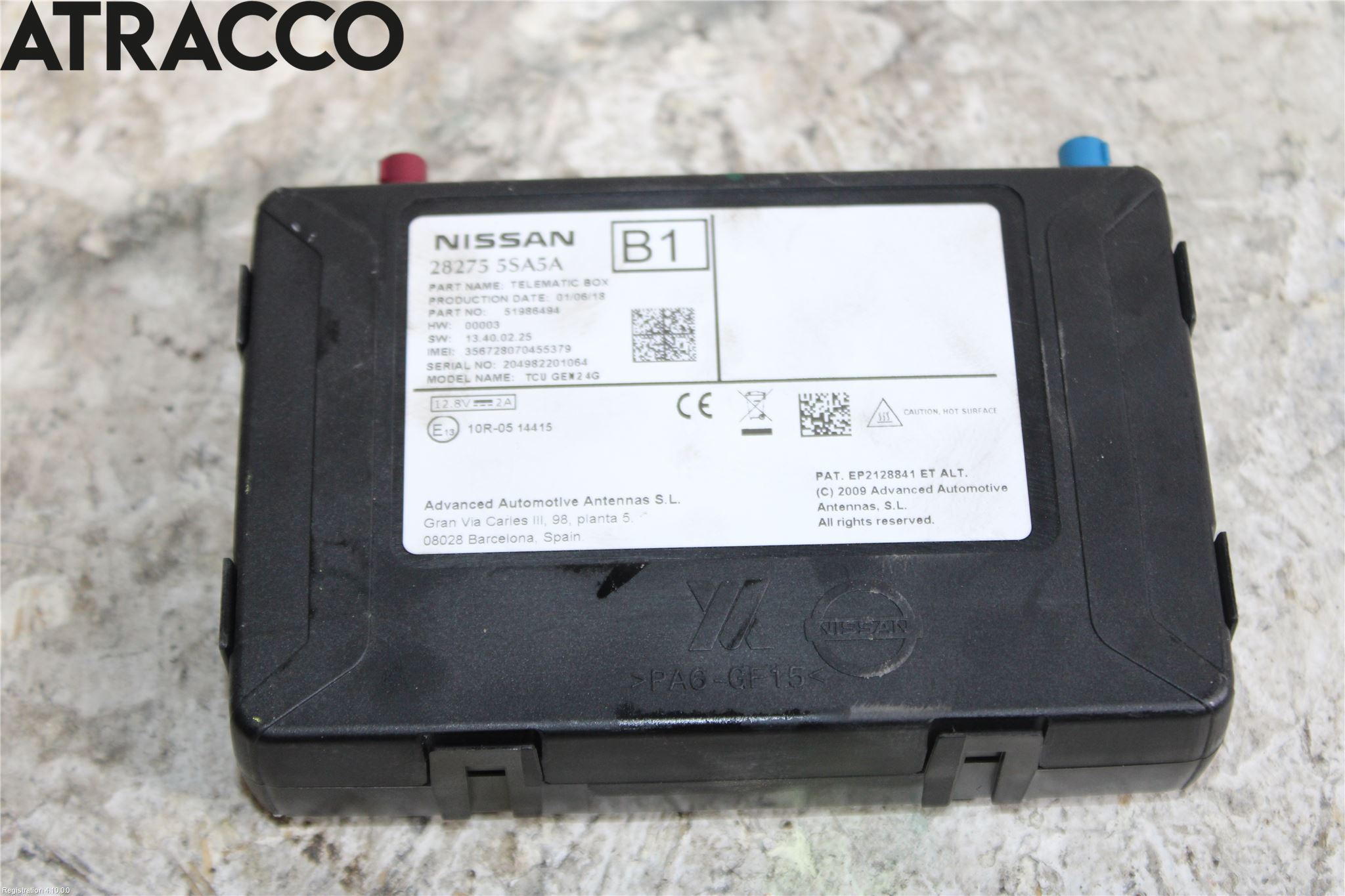 Nissan LEAF 18- Styreenhet Øvrig