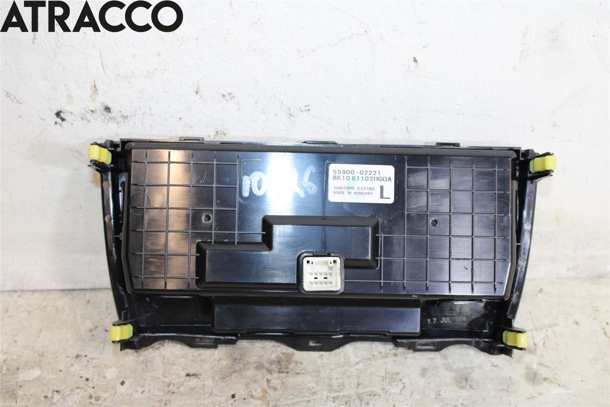 Toyota AURIS 07-09 Varme Ac Betjening-Display