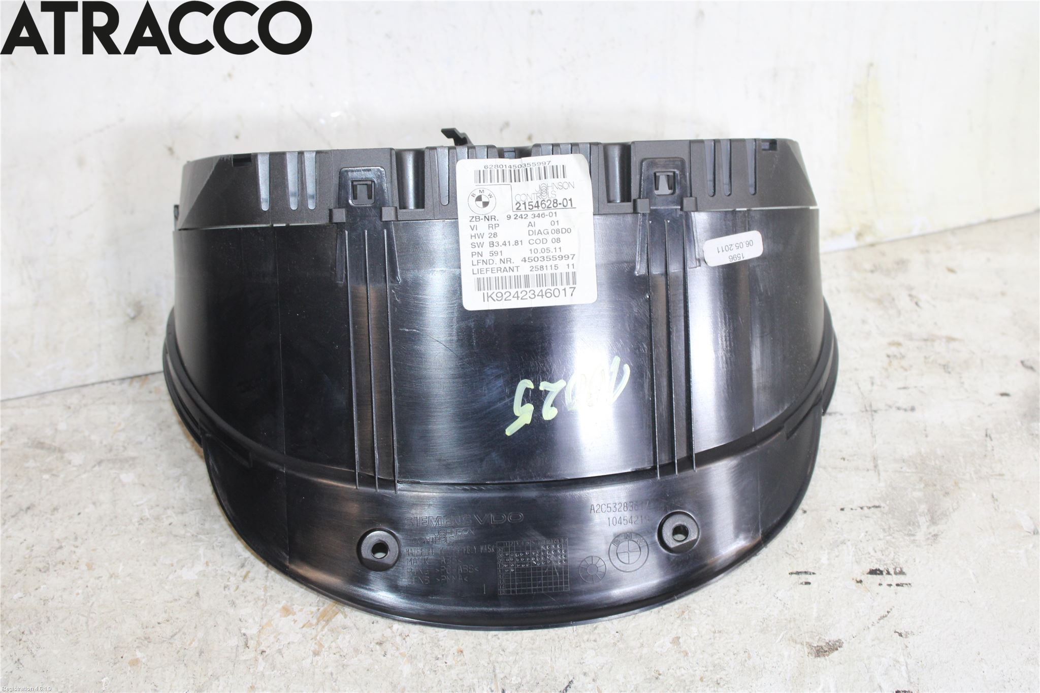 BMW 3 E90/91 SED/TOU 05-12 Instr Speedometer