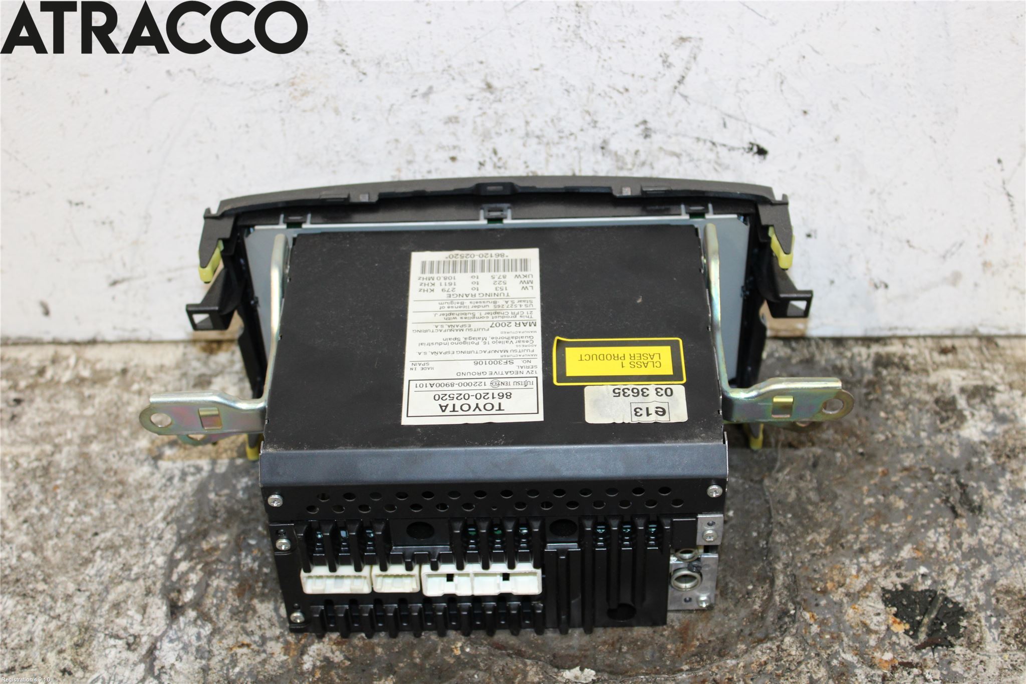 Toyota AURIS 10-12 Stereo Radio Med Cd