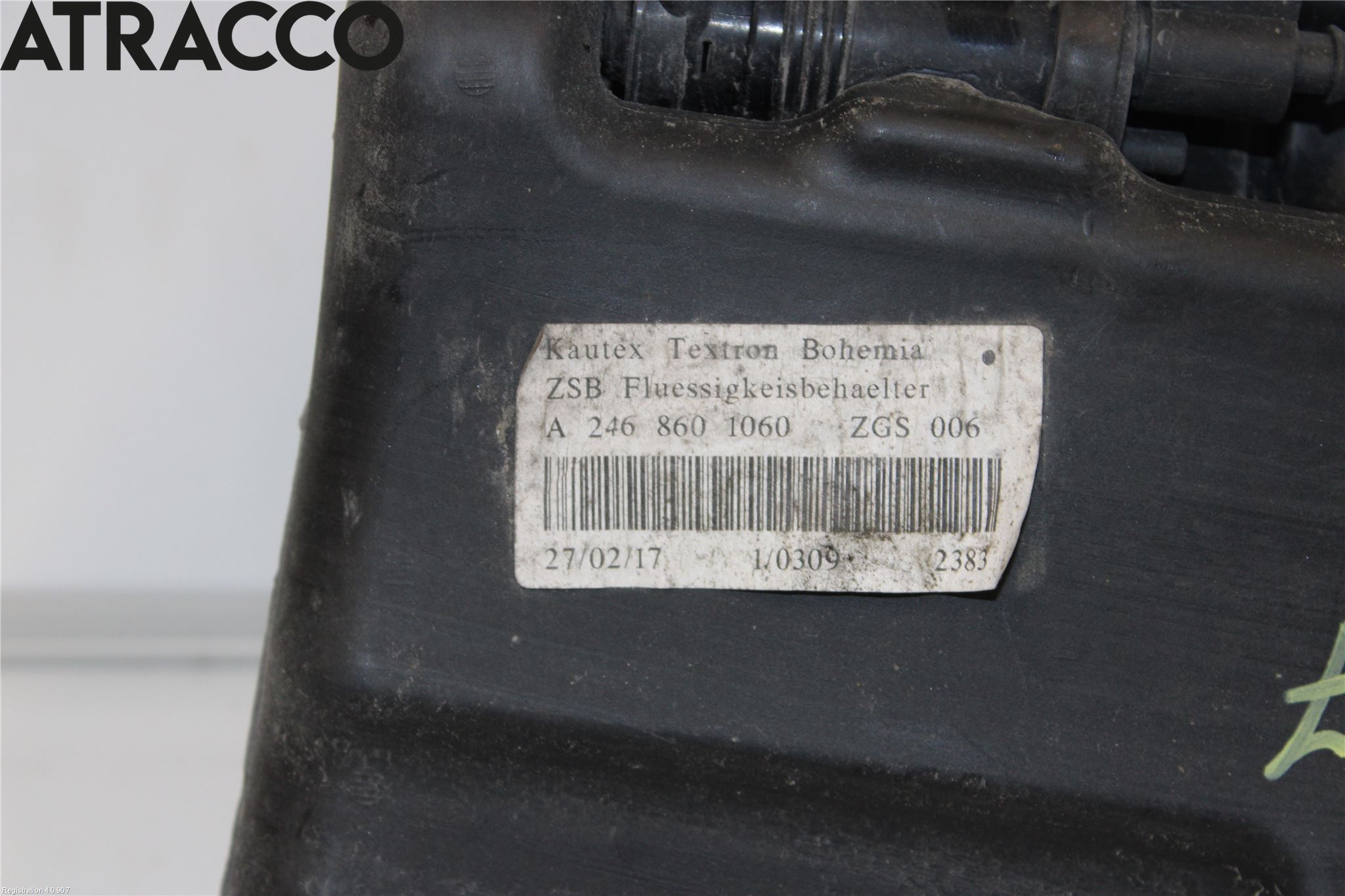 Mercedes-Benz MB B-KLASS (W246/W242) 12-19 Spylerbeholder Frontrute