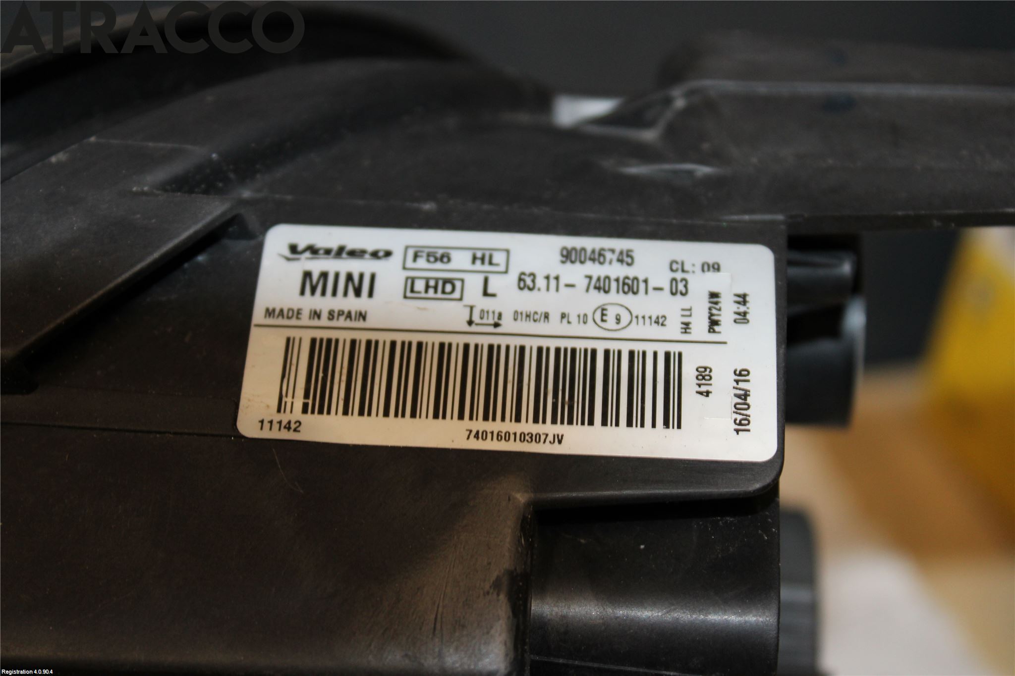 Mini ONE/COOPER 5DR F55 14-24 Frontlykt Venstre