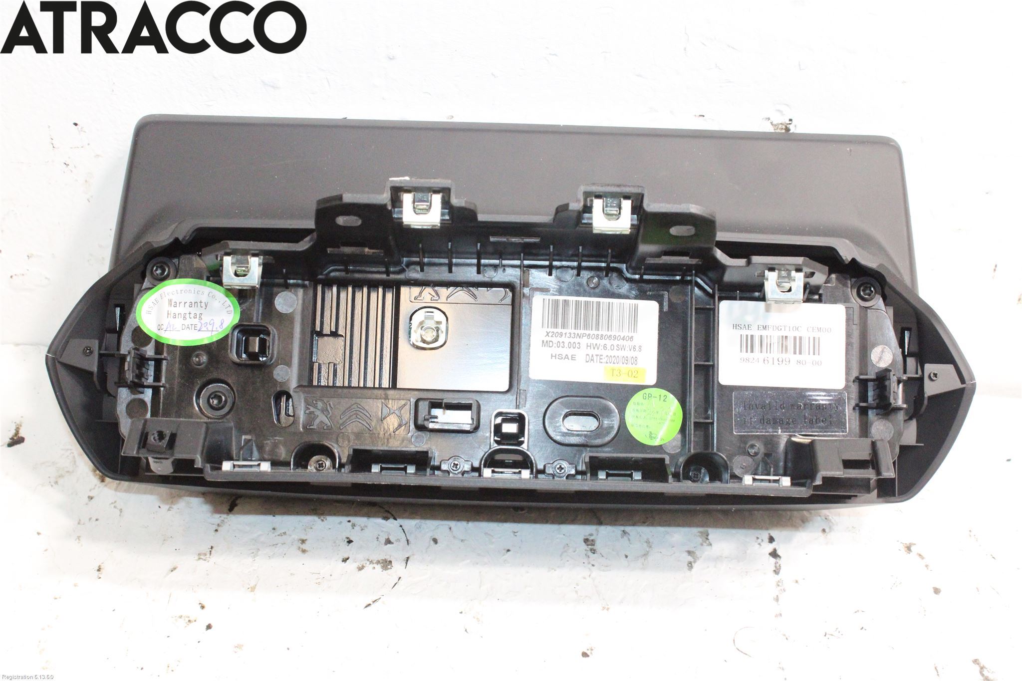 Peugeot 208/E-208 20- Instr Varselys - Display