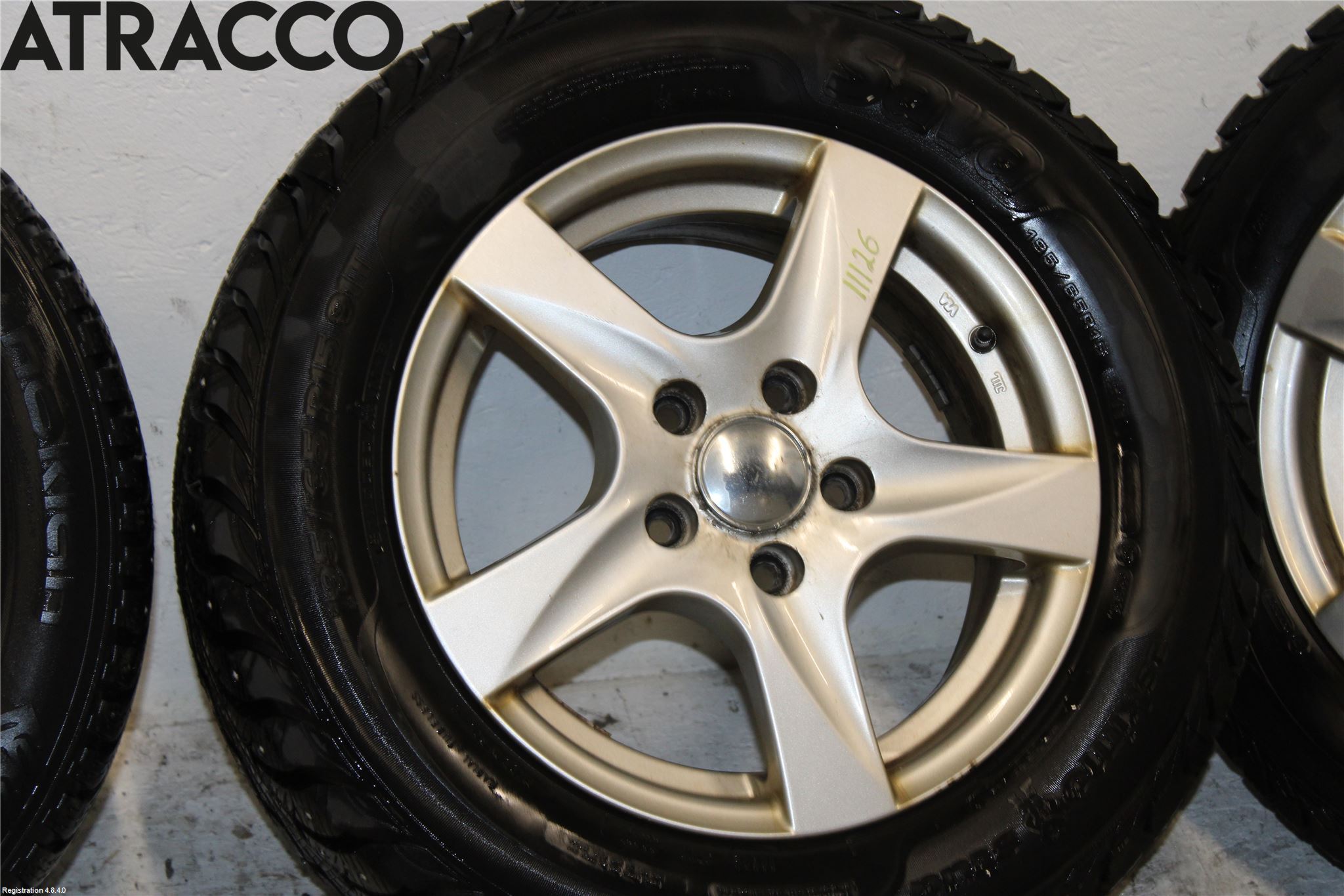 Volkswagen VW GOLF VI 09-13 Dekk Vinter På Alu Felg 4Stk