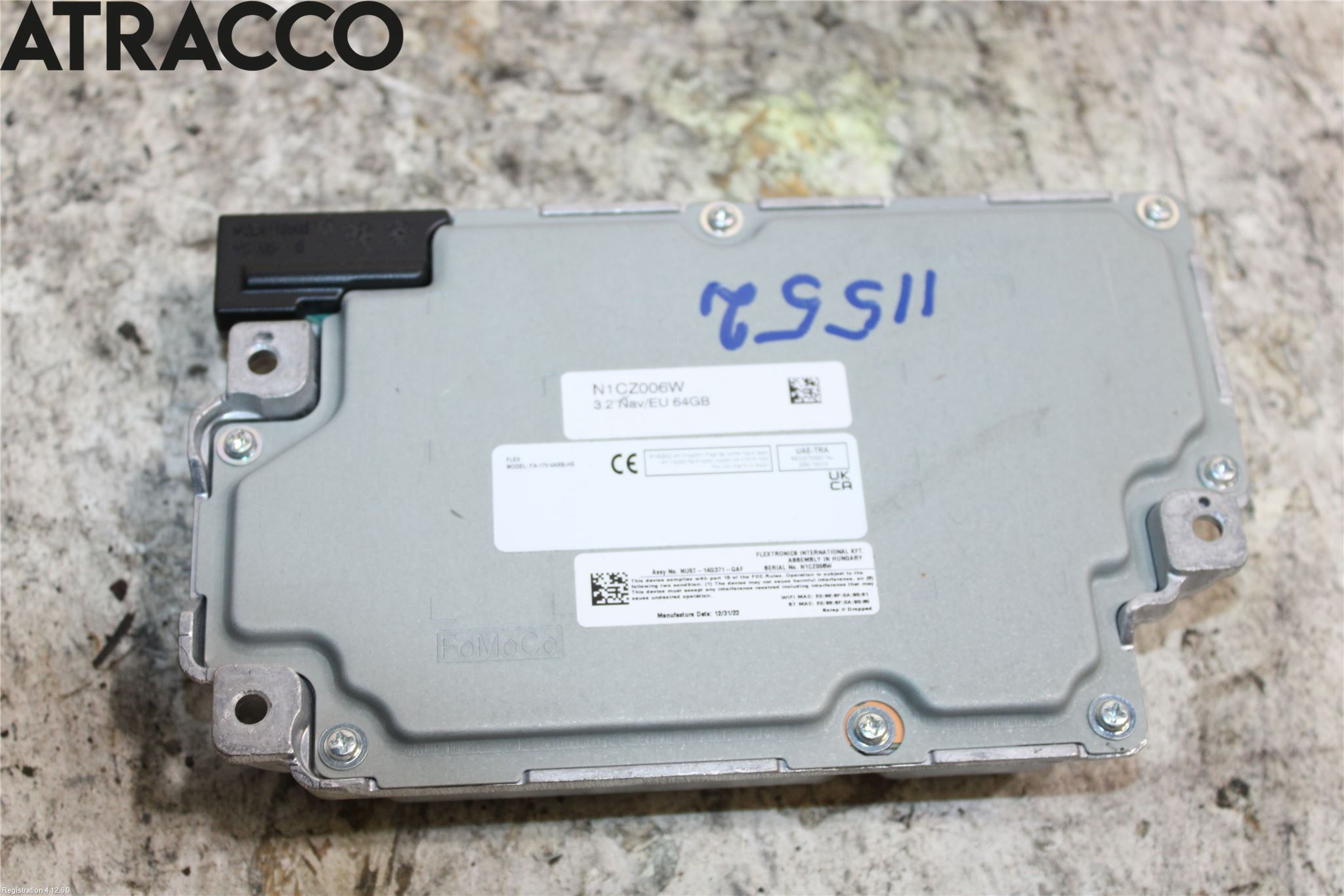 Ford TRANSIT/TOURNEO CONNECT 13-22 Styreenhet Øvrig