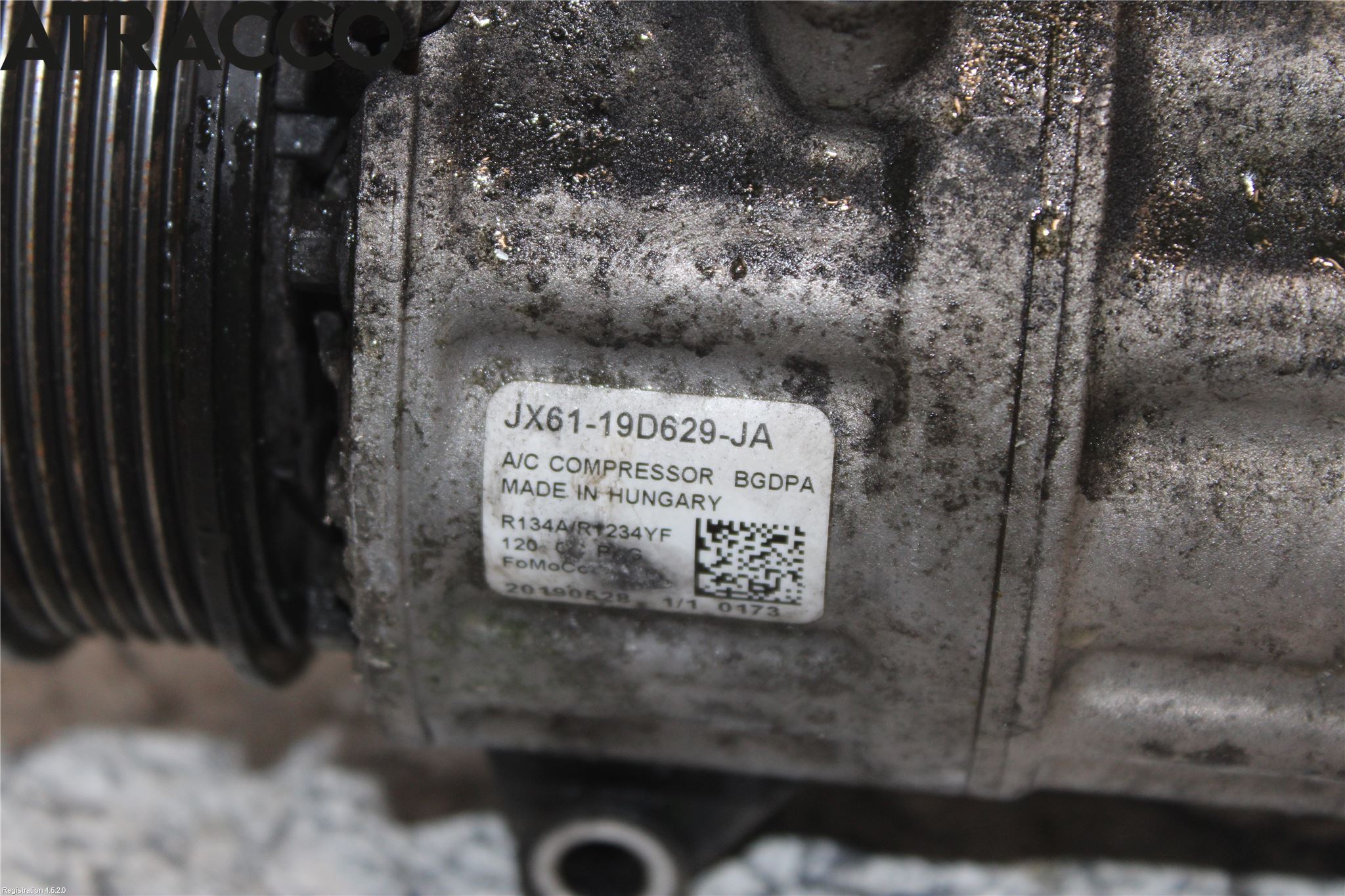 Ford TRANSIT/TOURNEO CONNECT 13-22 Varme Ac Kompressor