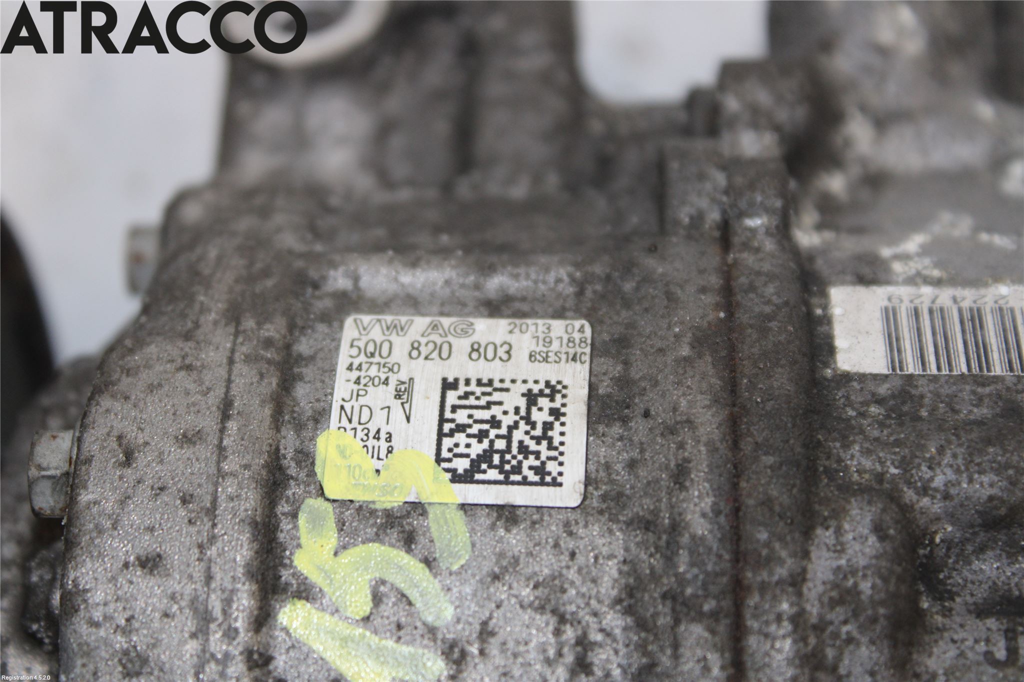 Volkswagen VW GOLF / E-GOLF VII 13-20 Varme Ac Kompressor