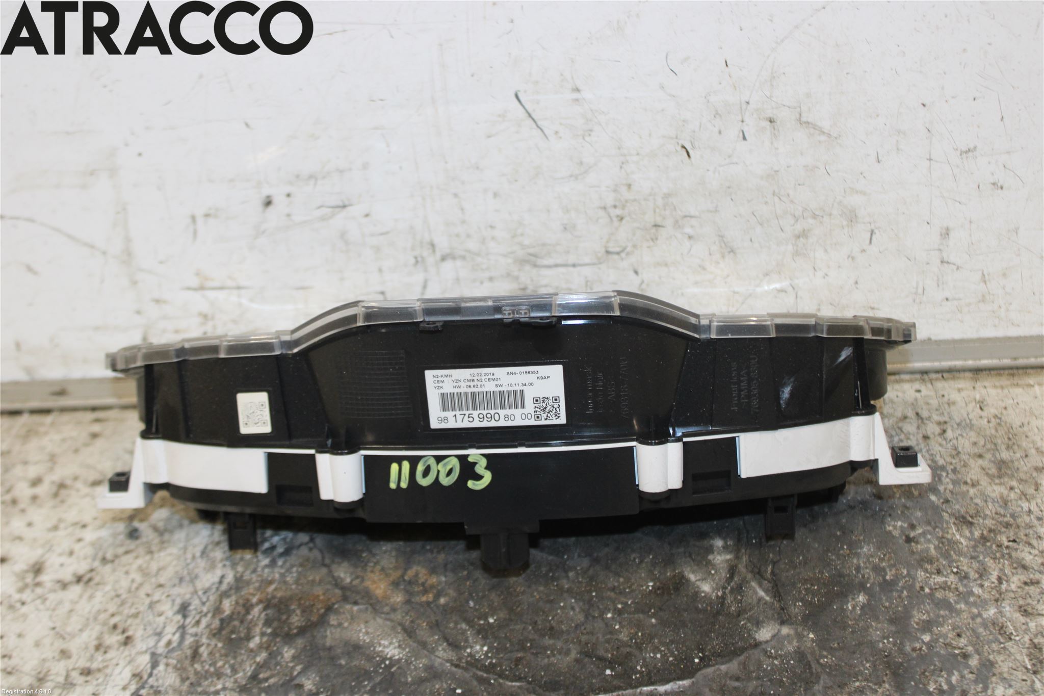 Peugeot PARTNER/E-PARTNER 19- Instr Kombinert