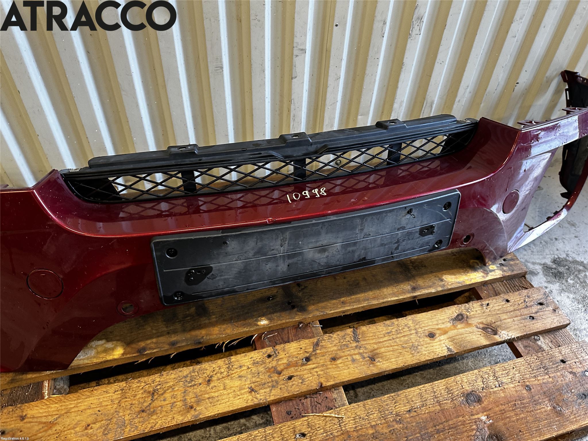 BMW X6 E71/E72   08-14 Støtfanger Foran Midt Del