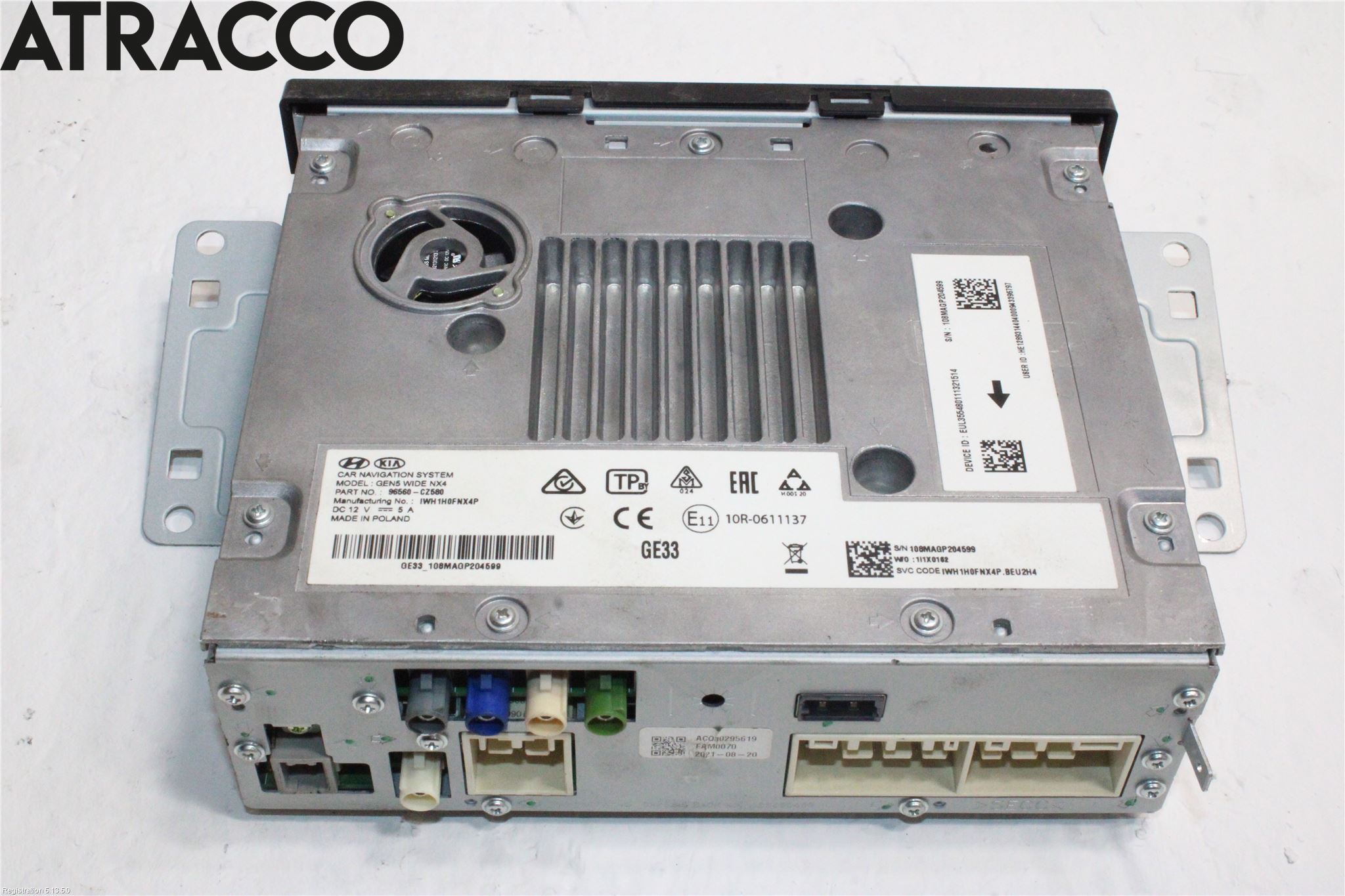 Hyundai TUCSON 05- Stereo Radio Med Cd