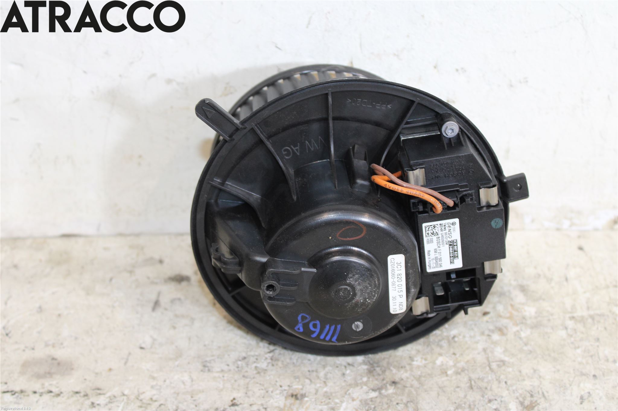 Volkswagen VW GOLF PLUS/CROSS GOLF 04-14 Varmeapparat Viftemotor