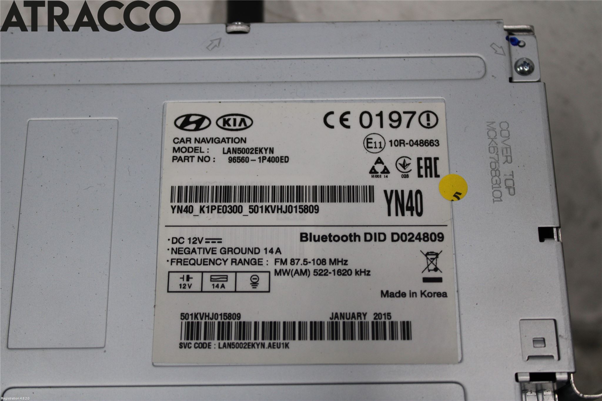 Kia VENGA 10-19 Stereo Radio