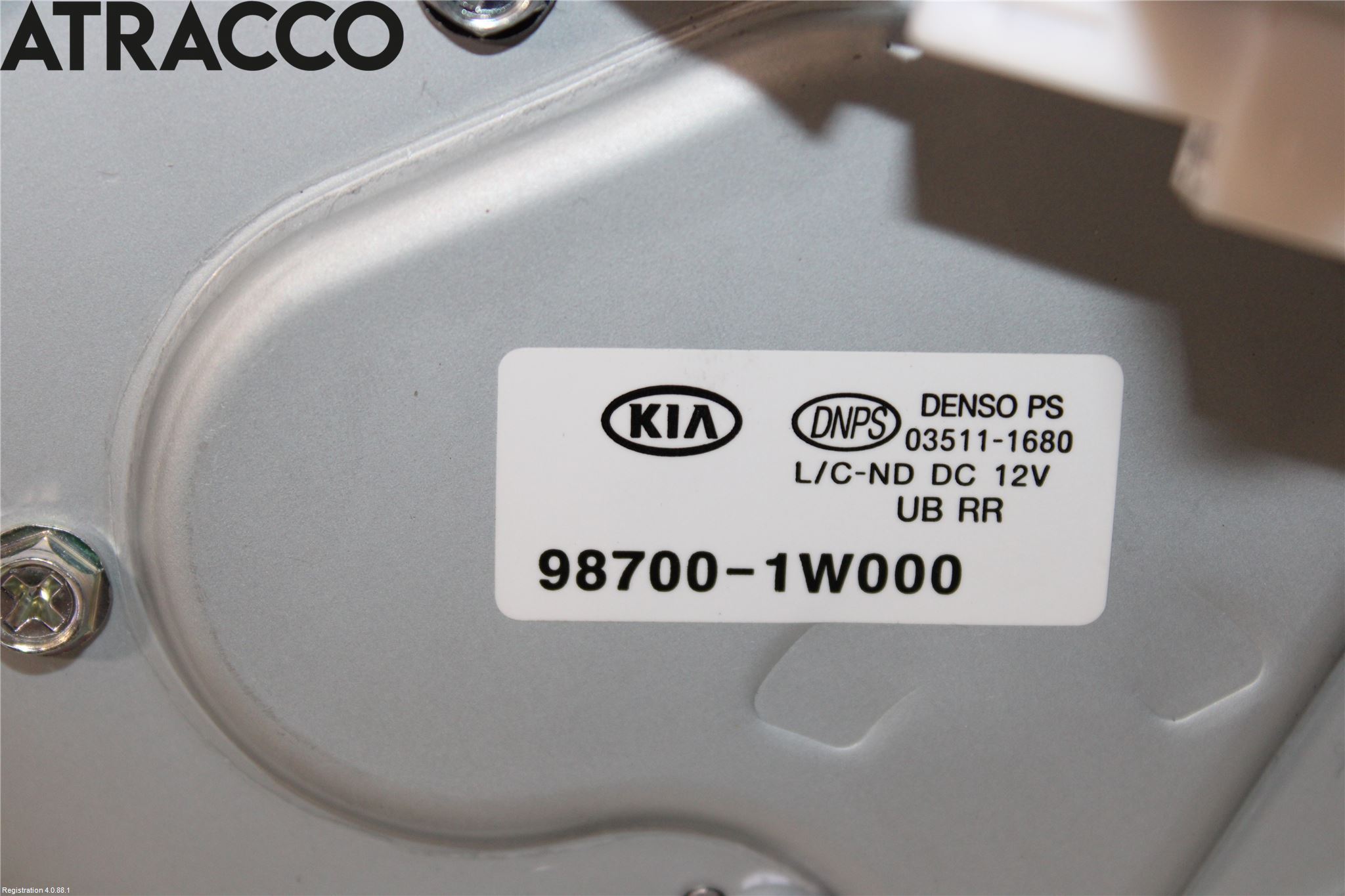 Kia RIO 12-16 Viskermotor Bakluke