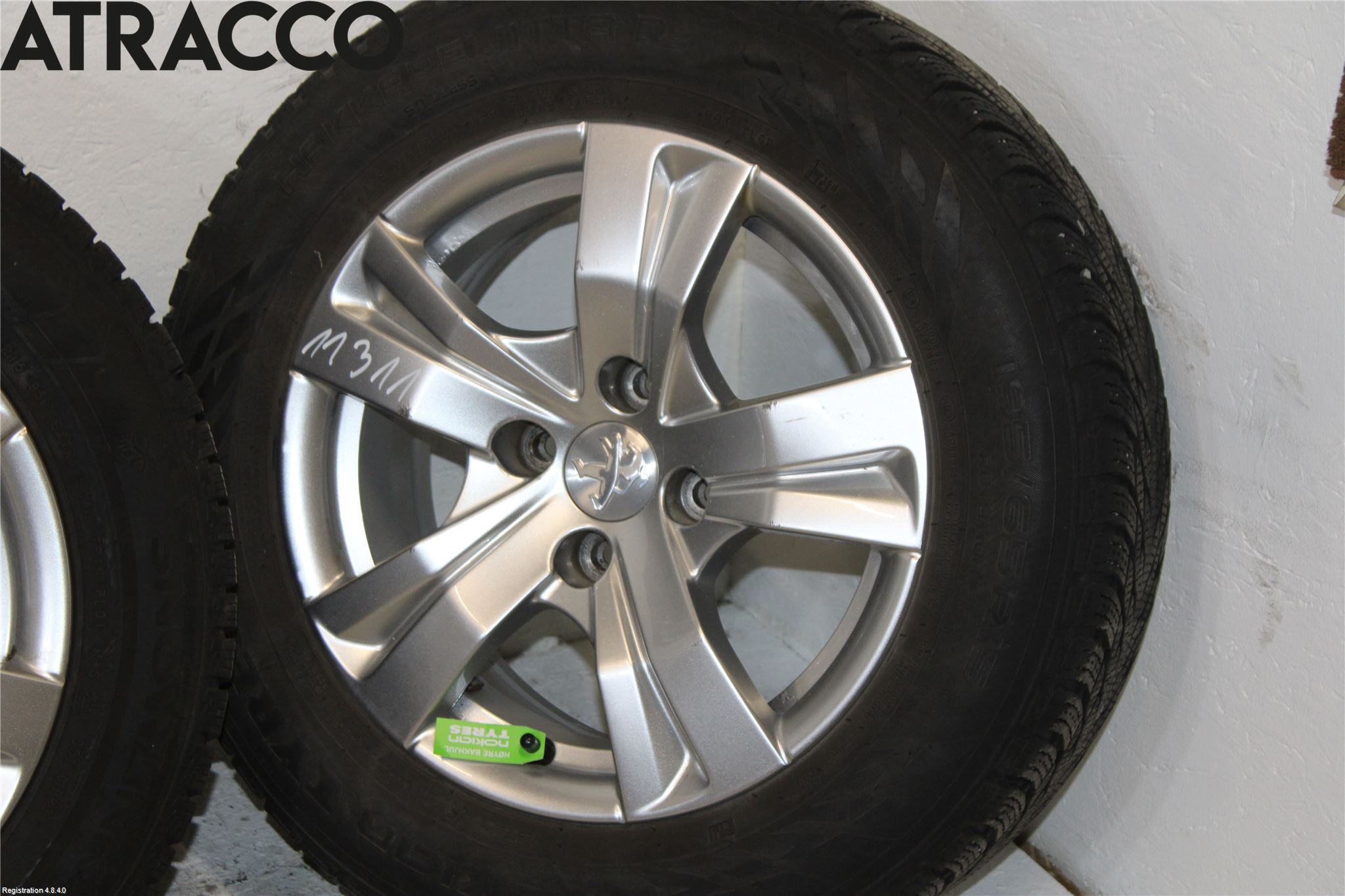 Peugeot 2008 13-20 Dekk Vinter På Alu Felg 4Stk