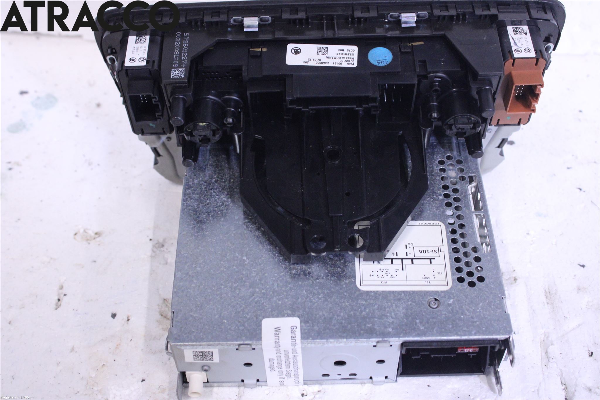 Skoda OCTAVIA (1Z) 05-13 Bryter Ratt Radio-Stereo