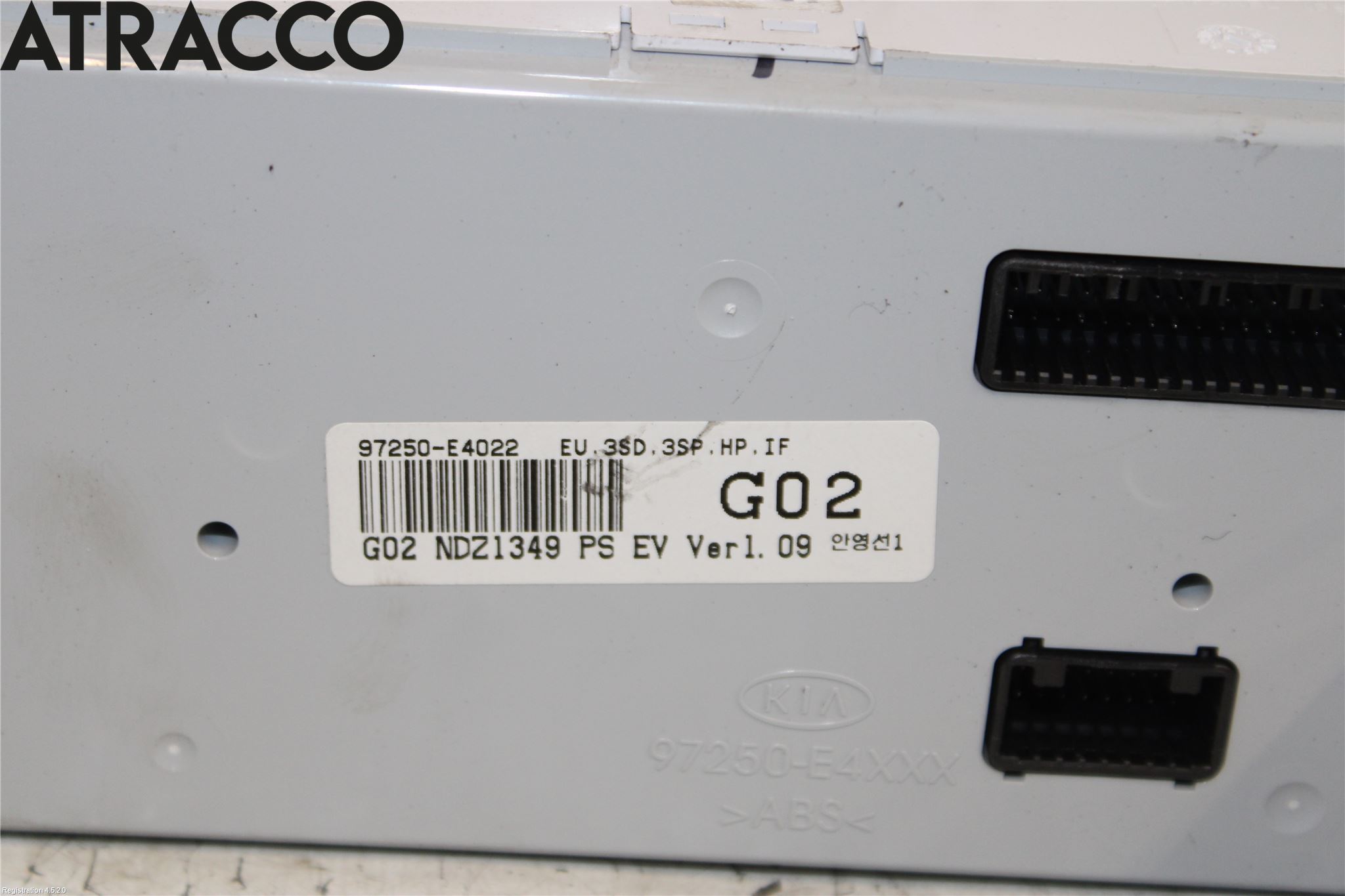 Kia SOUL 09- Varme Ac Betjening-Display