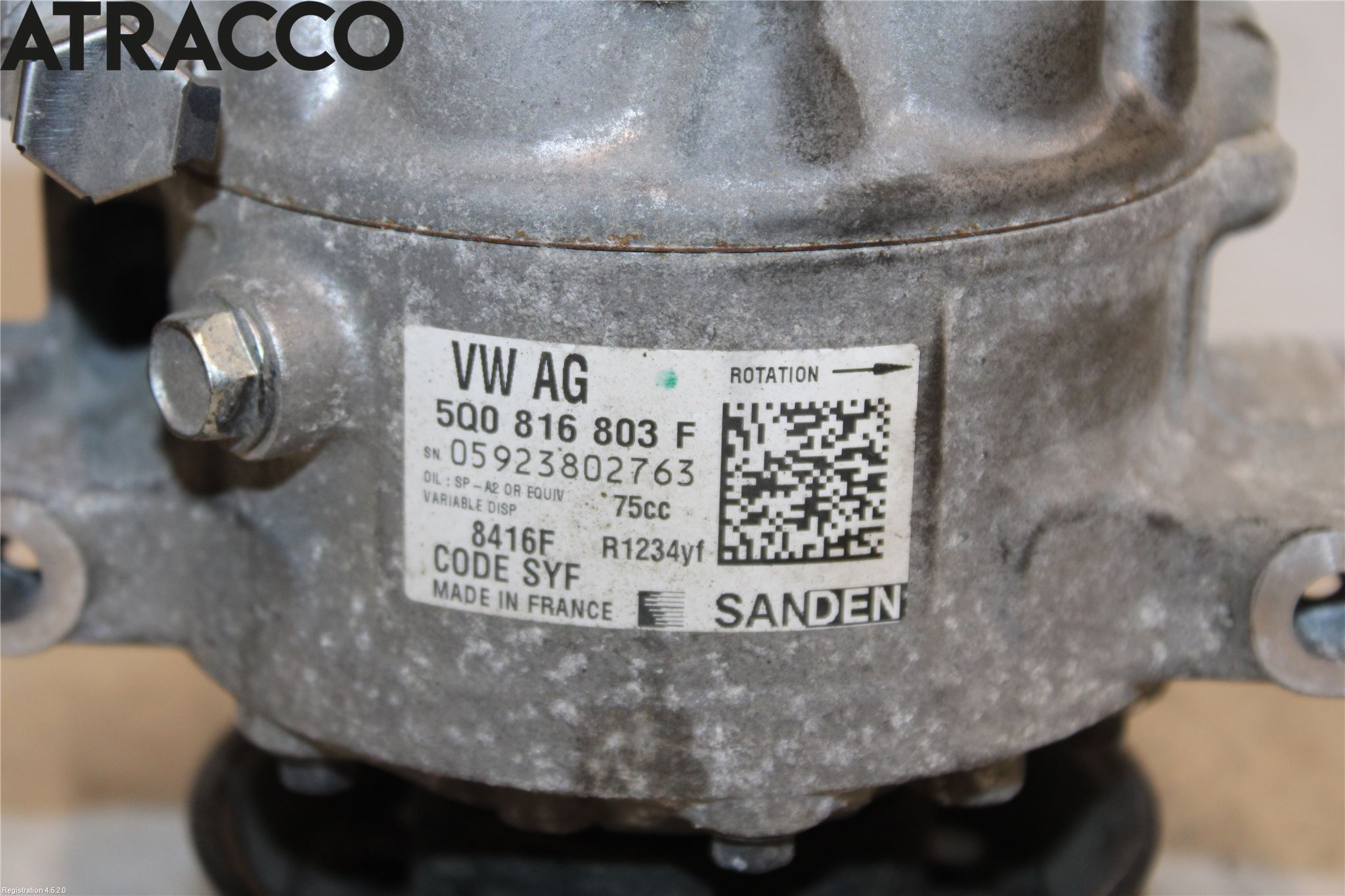 Volkswagen VW POLO 10-17 Varme Ac Kompressor