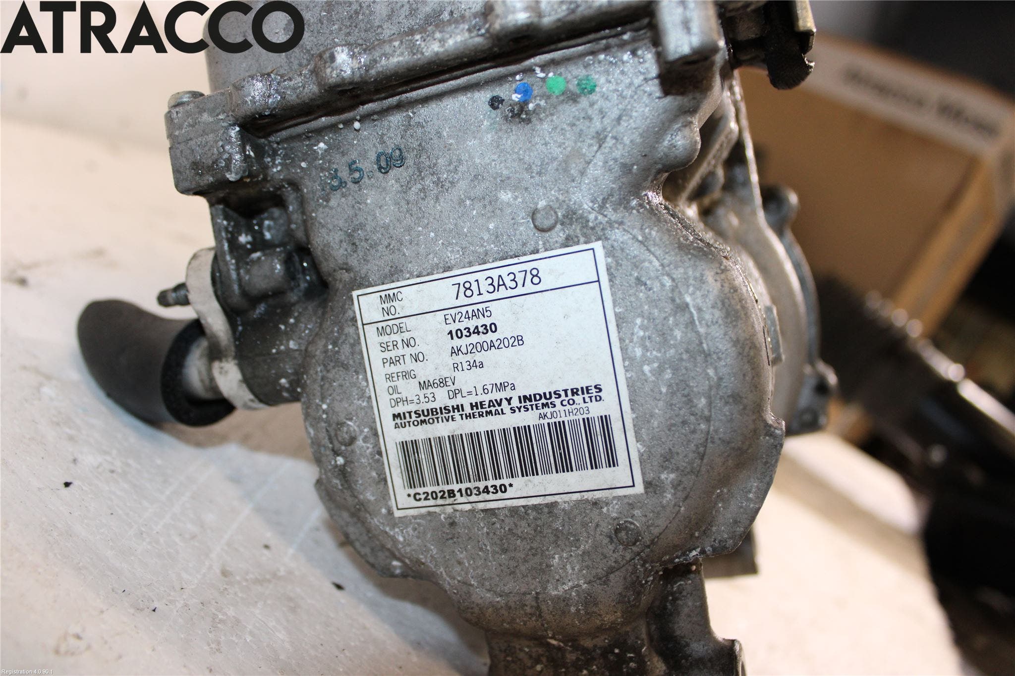 Mitsubishi OUTLANDER 13-21 Varme Ac Kompressor