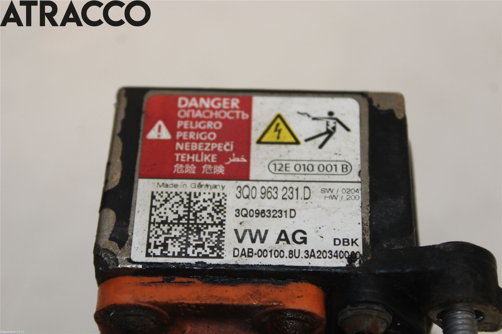 Volkswagen VW GOLF / E-GOLF VII 13-20 Motorvarmer Elektrisk