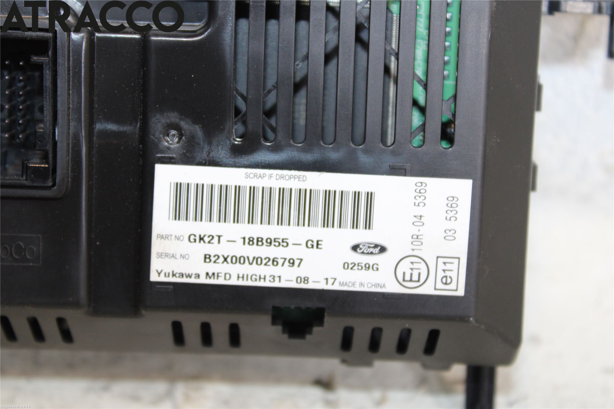 Ford TRANSIT SKÅP/BUSS 14-22 Multifunktionsdisplay