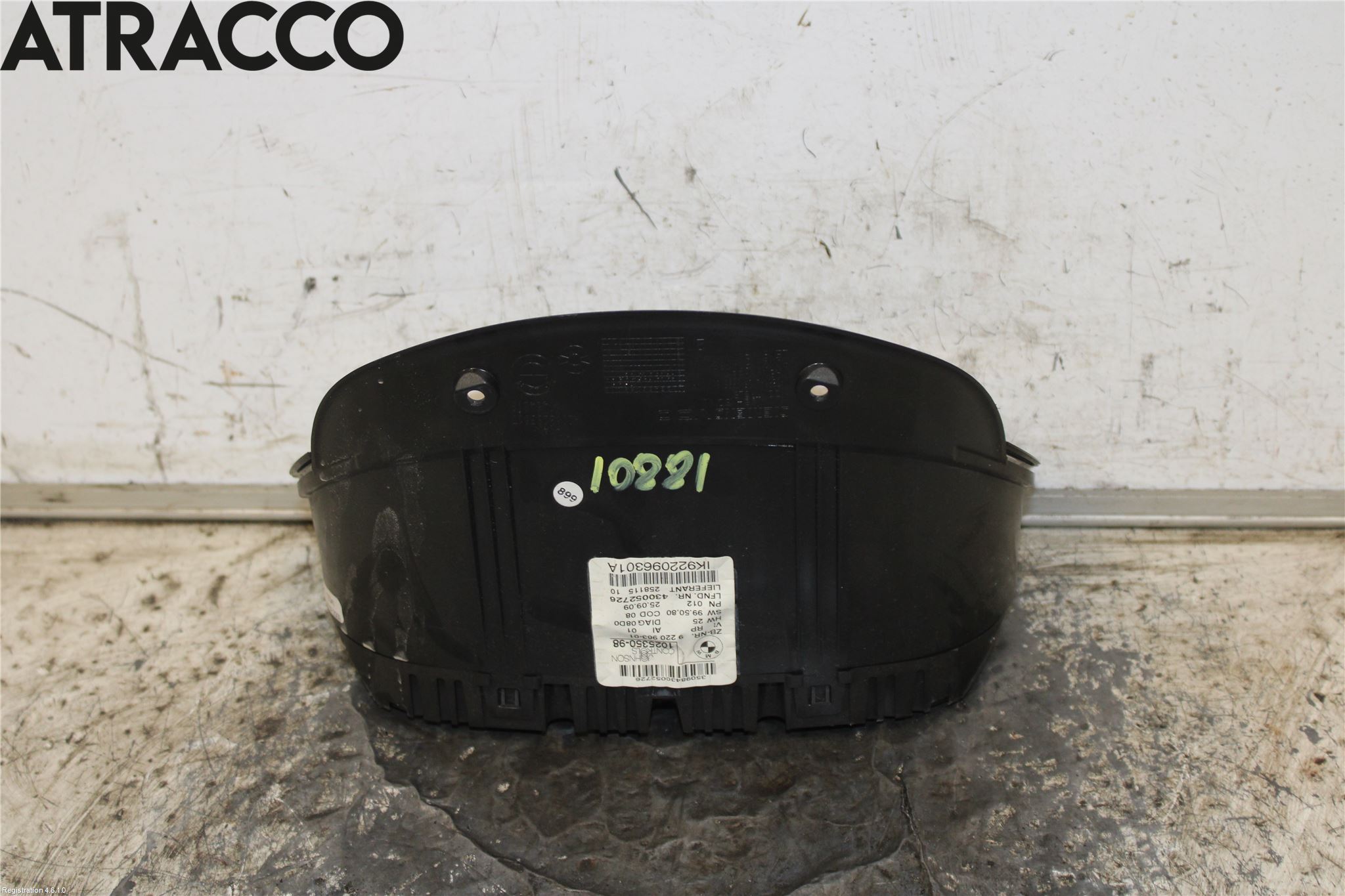 BMW 3 E90/91 SED/TOU 05-12 Instr Kombinert