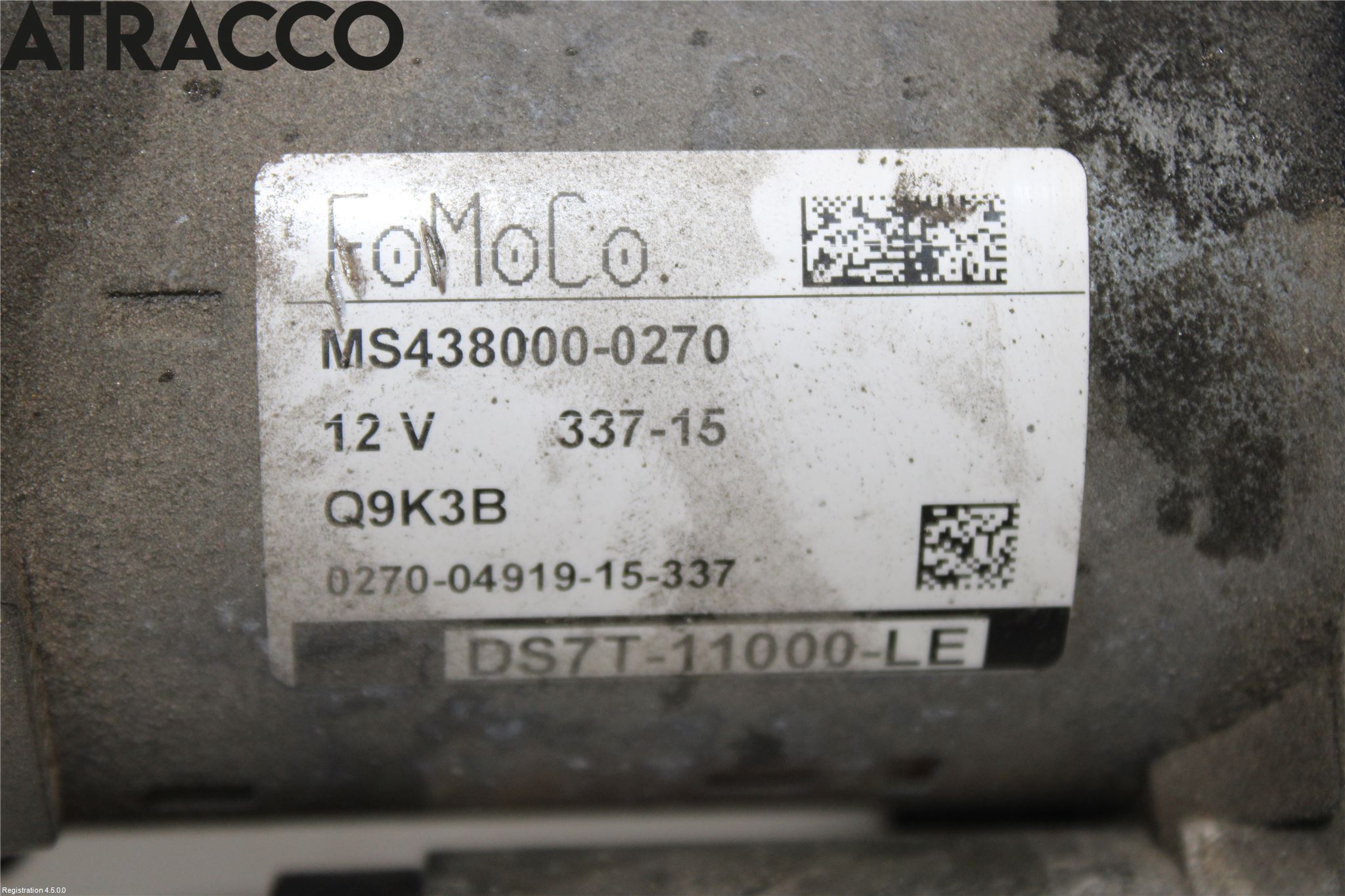 Ford KUGA 13-16 Startmotor